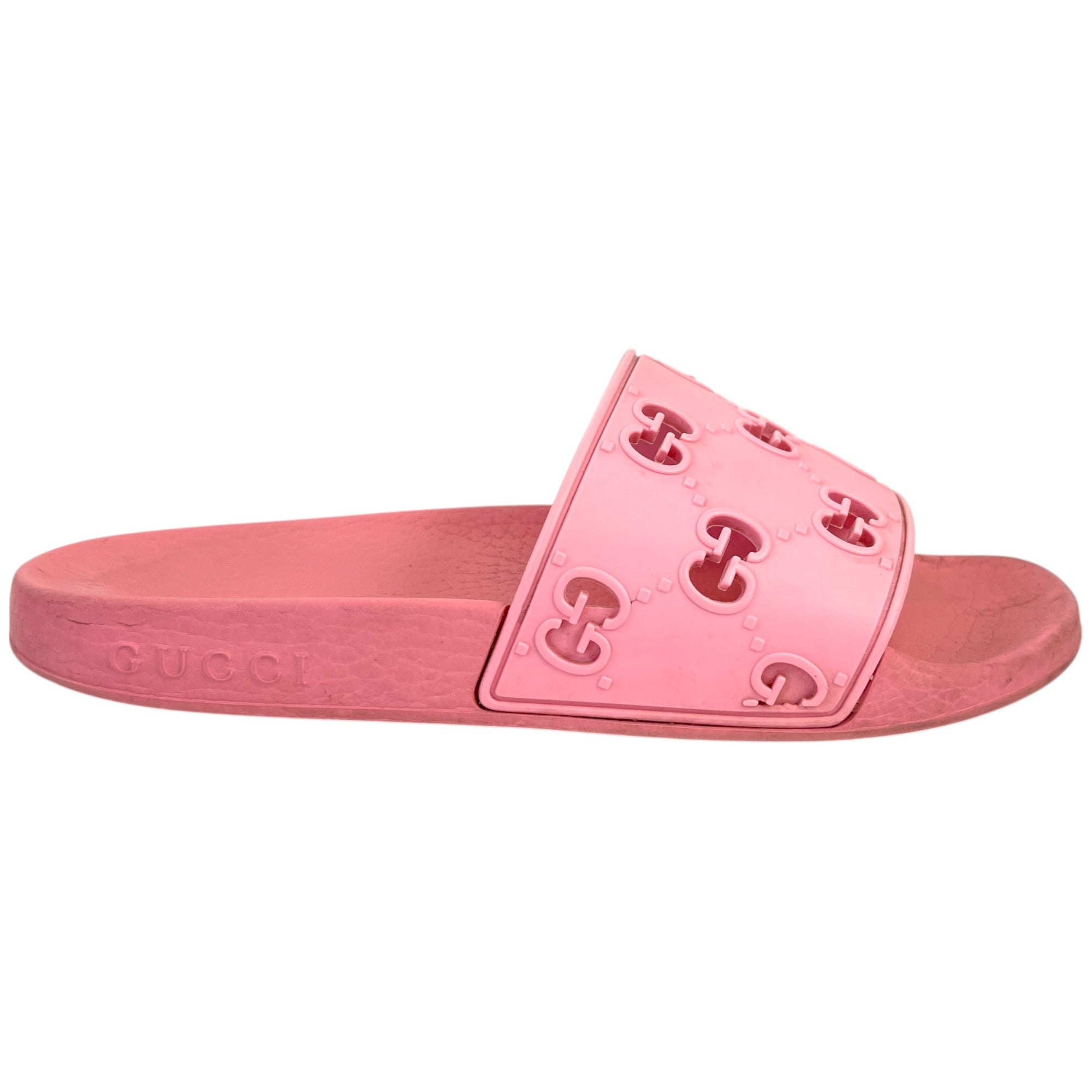 Women's Gg Cut Out Slides Pink Size EU 36 / UK 3