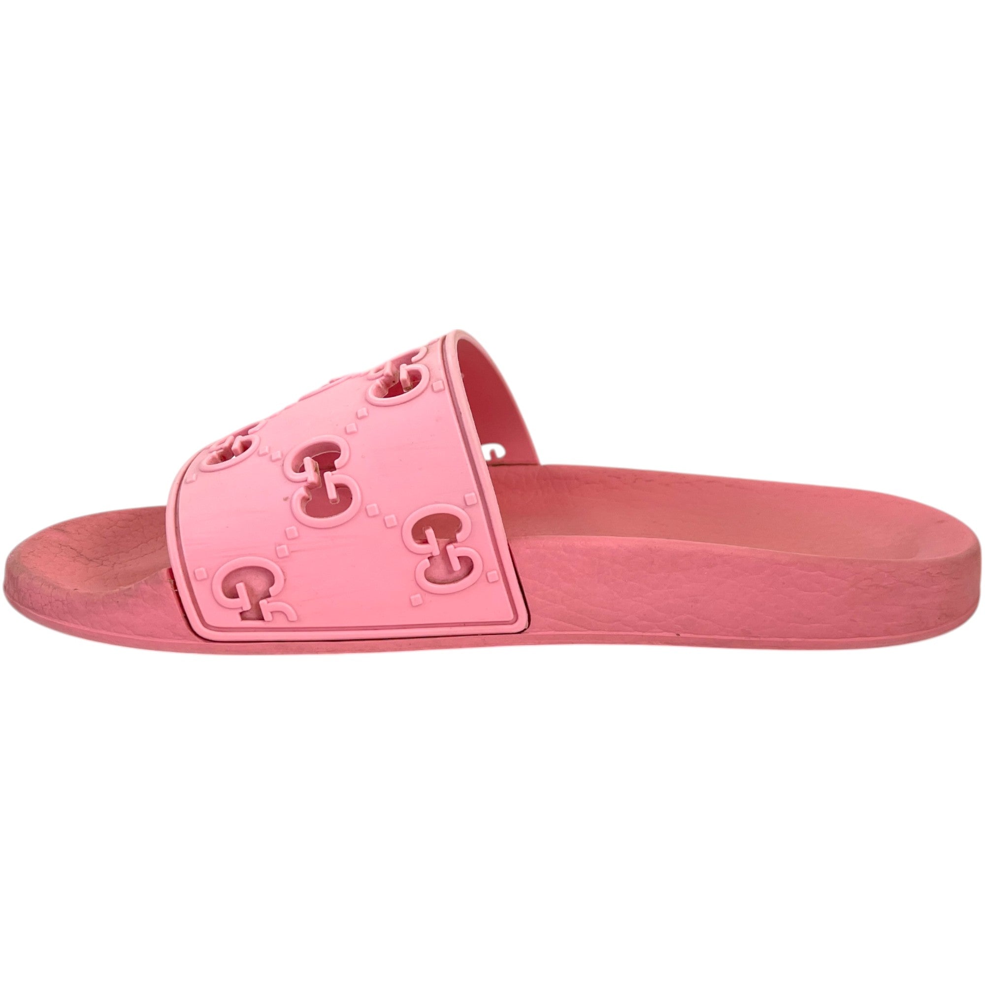 Women's Gg Cut Out Slides Pink Size EU 36 / UK 3