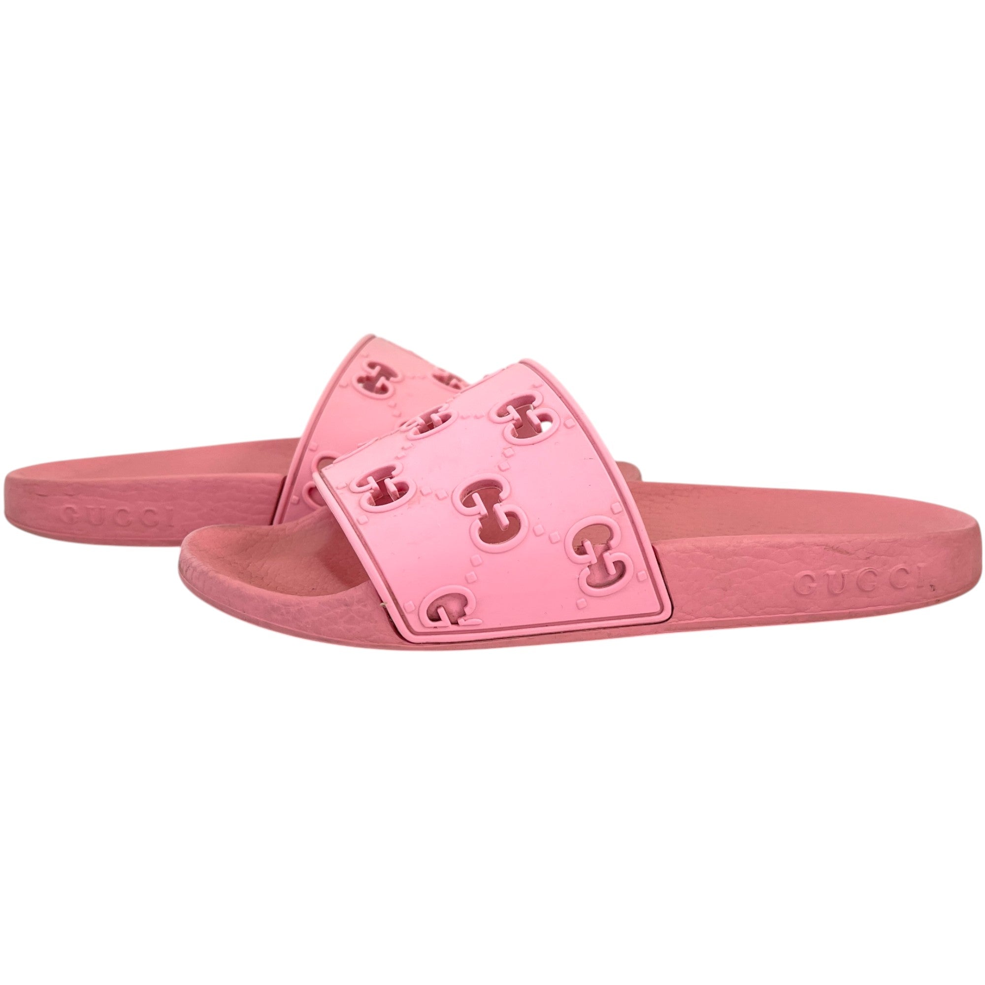 Women's Gg Cut Out Slides Pink Size EU 36 / UK 3