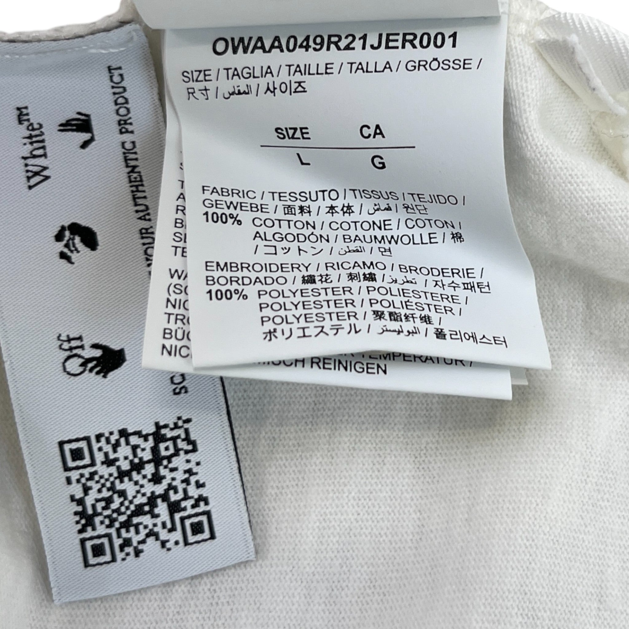 Men's Arrows T-Shirt White Size L