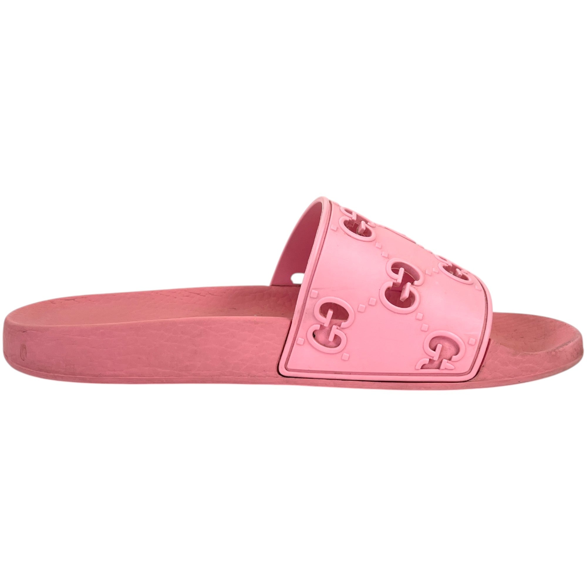 Women's Gg Cut Out Slides Pink Size EU 36 / UK 3