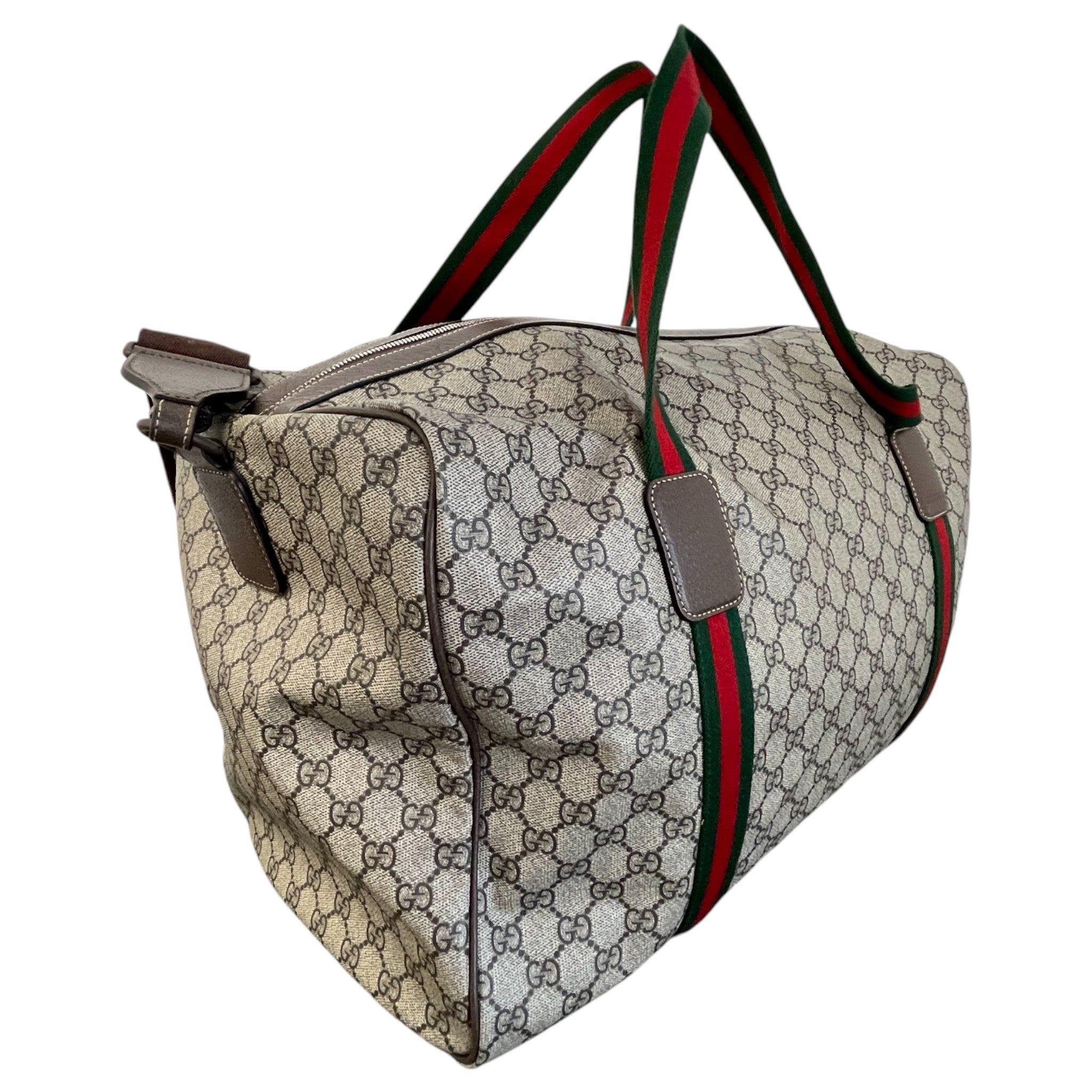 Men's Ophidia Gg-Supreme Bag Brown