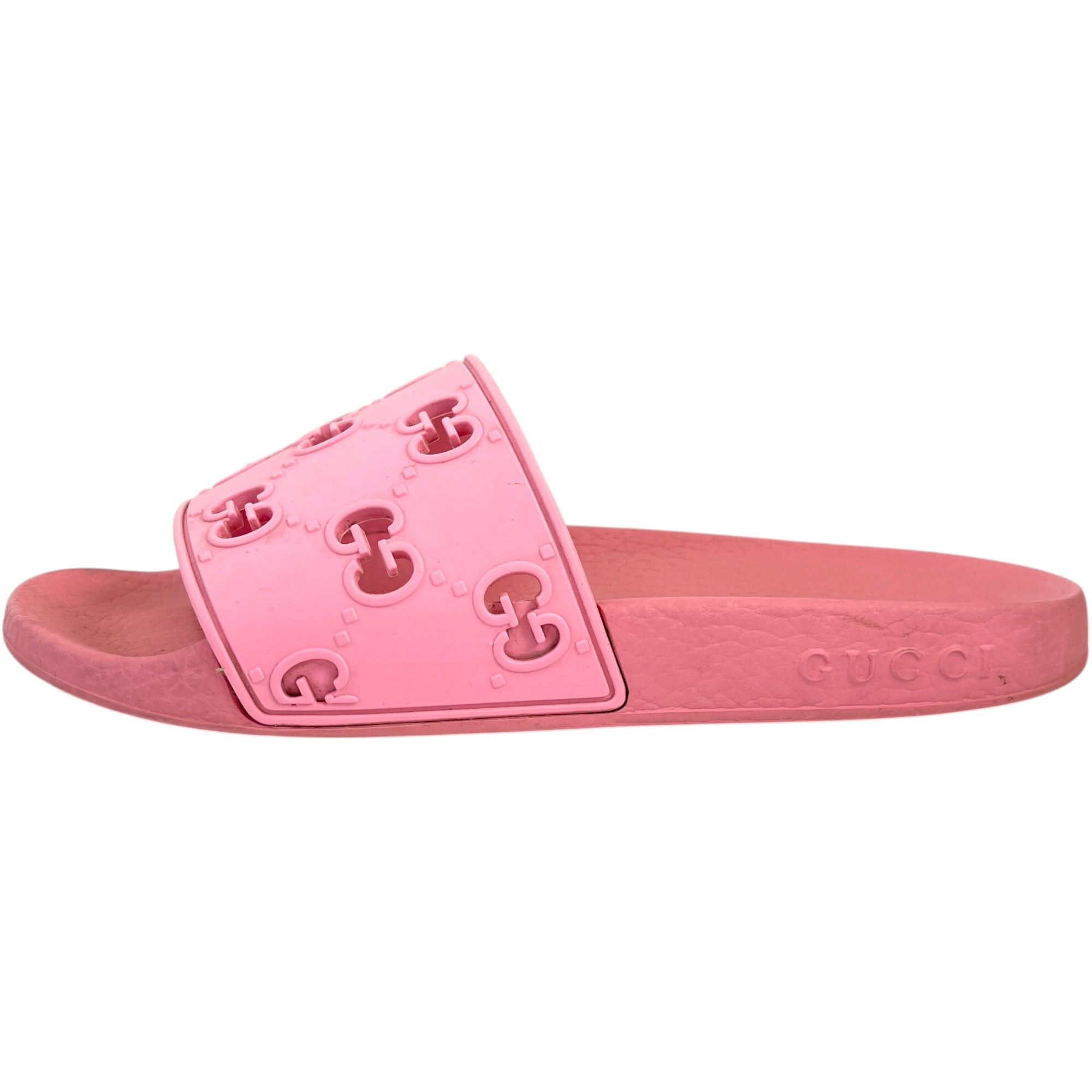Women's Gg Cut Out Slides Pink Size EU 36 / UK 3