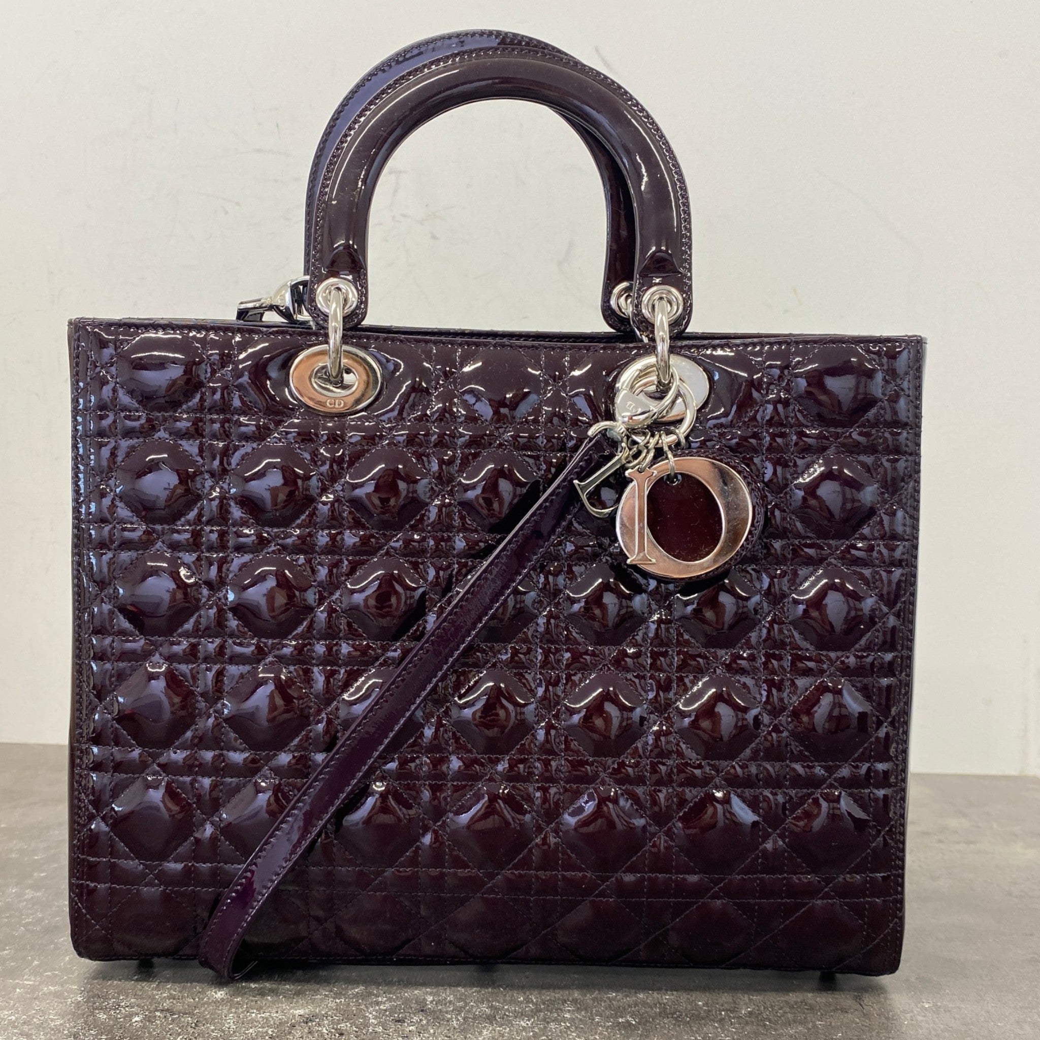 Women's Lady Dior Handbag Purple