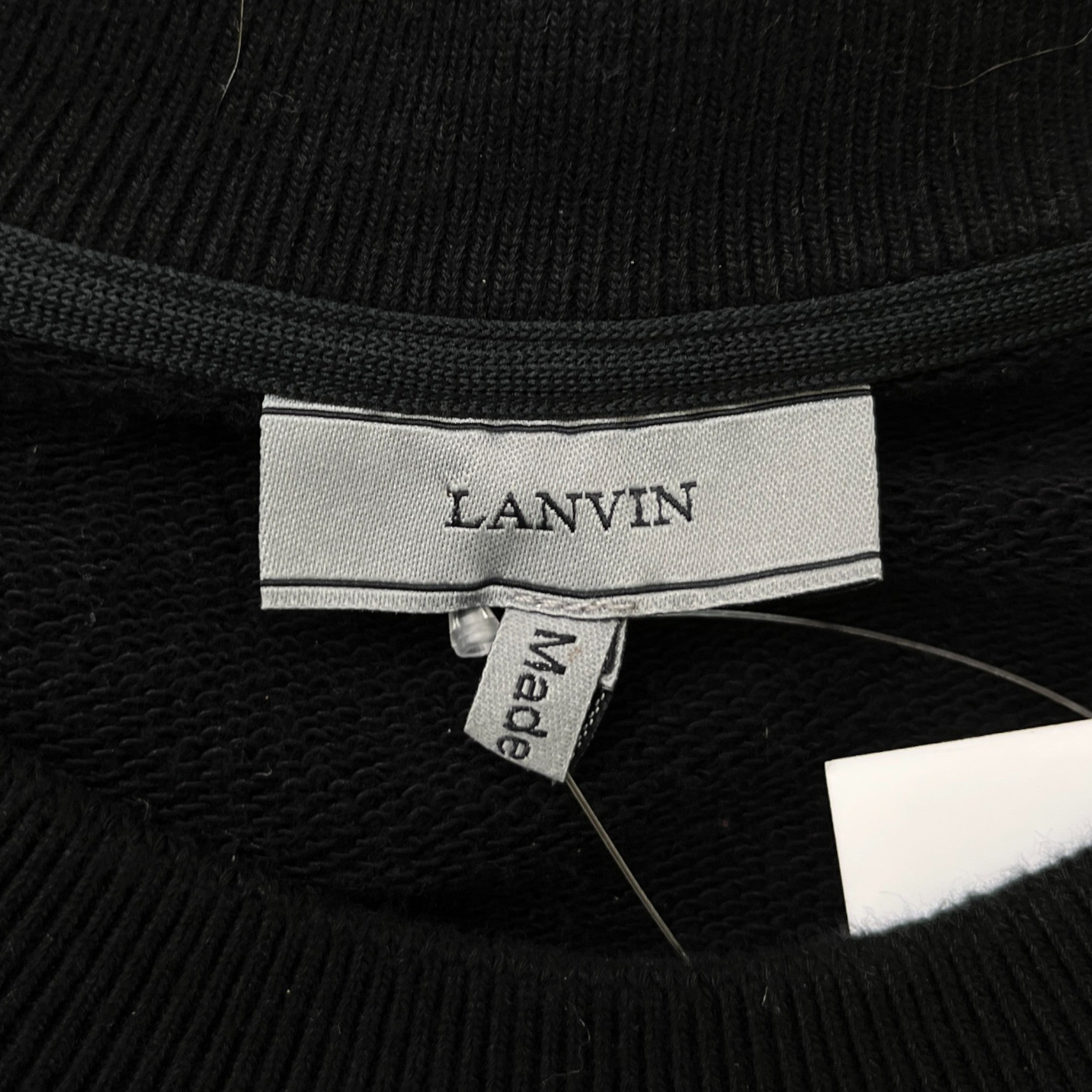 Men's Beaded Spider Sweatshirt Black Size S