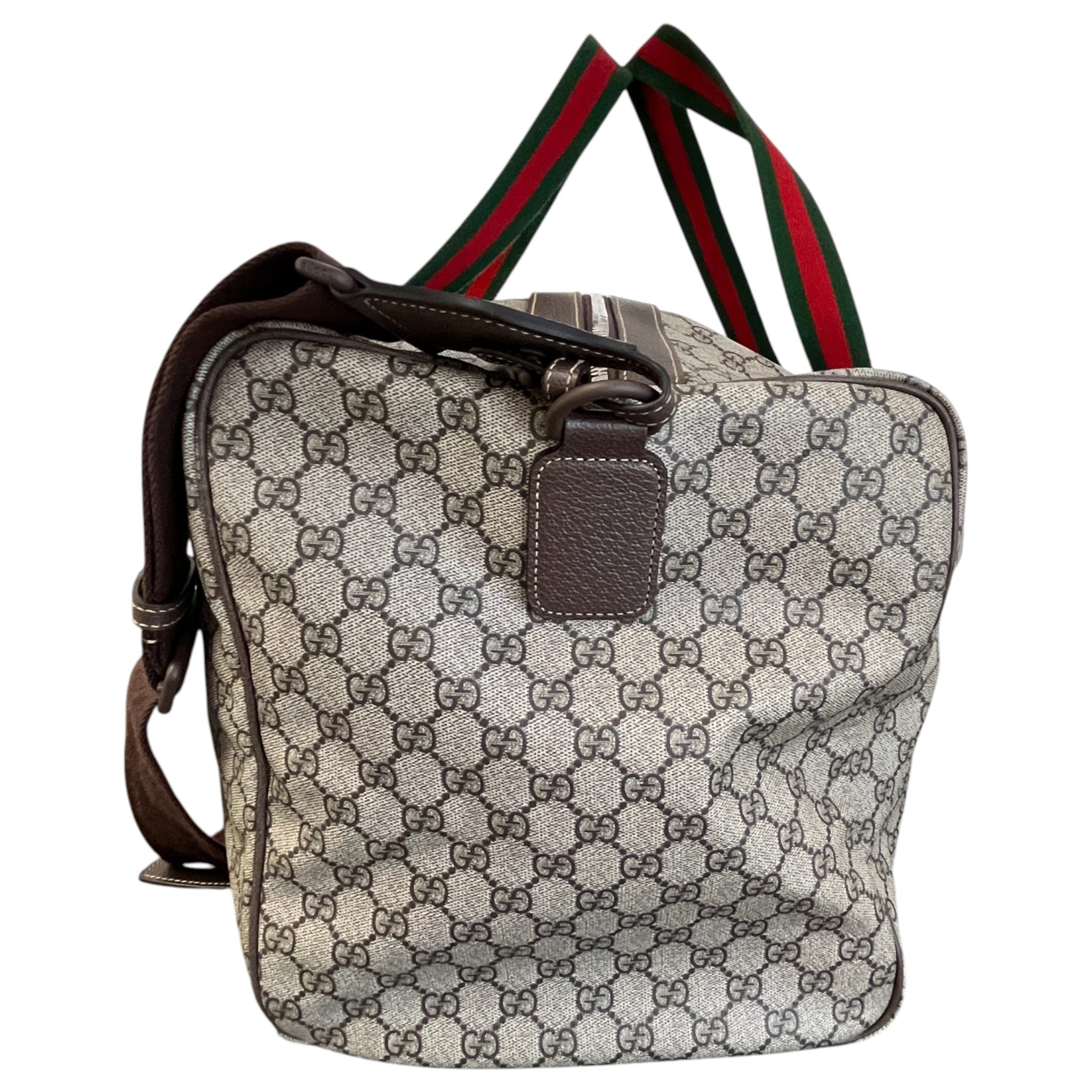 Men's Ophidia Gg-Supreme Bag Brown