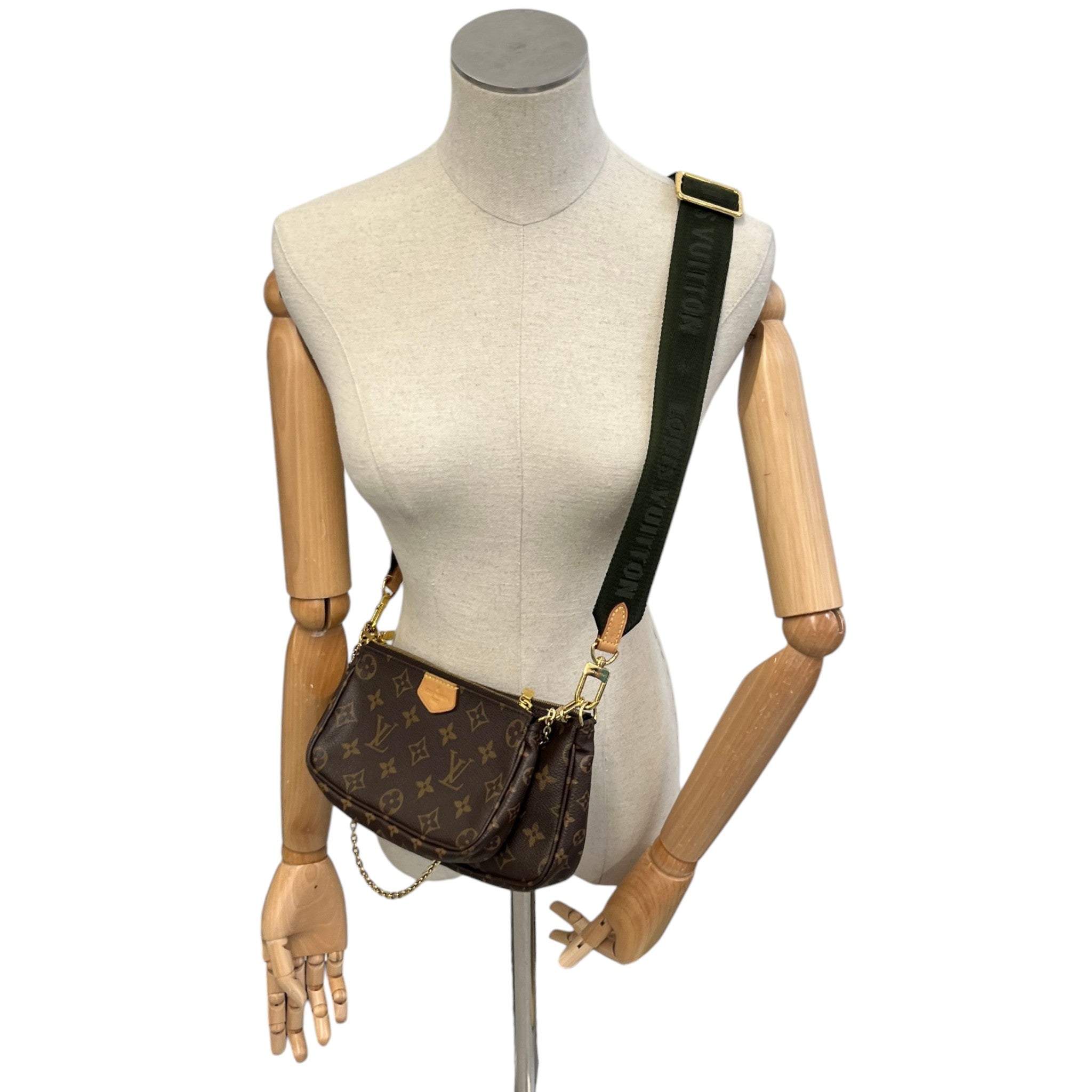 Women's Multi Pochette Bag Brown