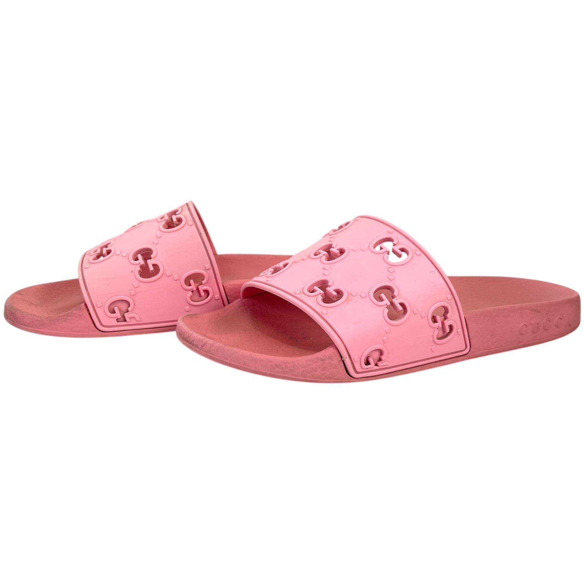 Women's Gg Cut Out Slides Pink Size EU 36 / UK 3