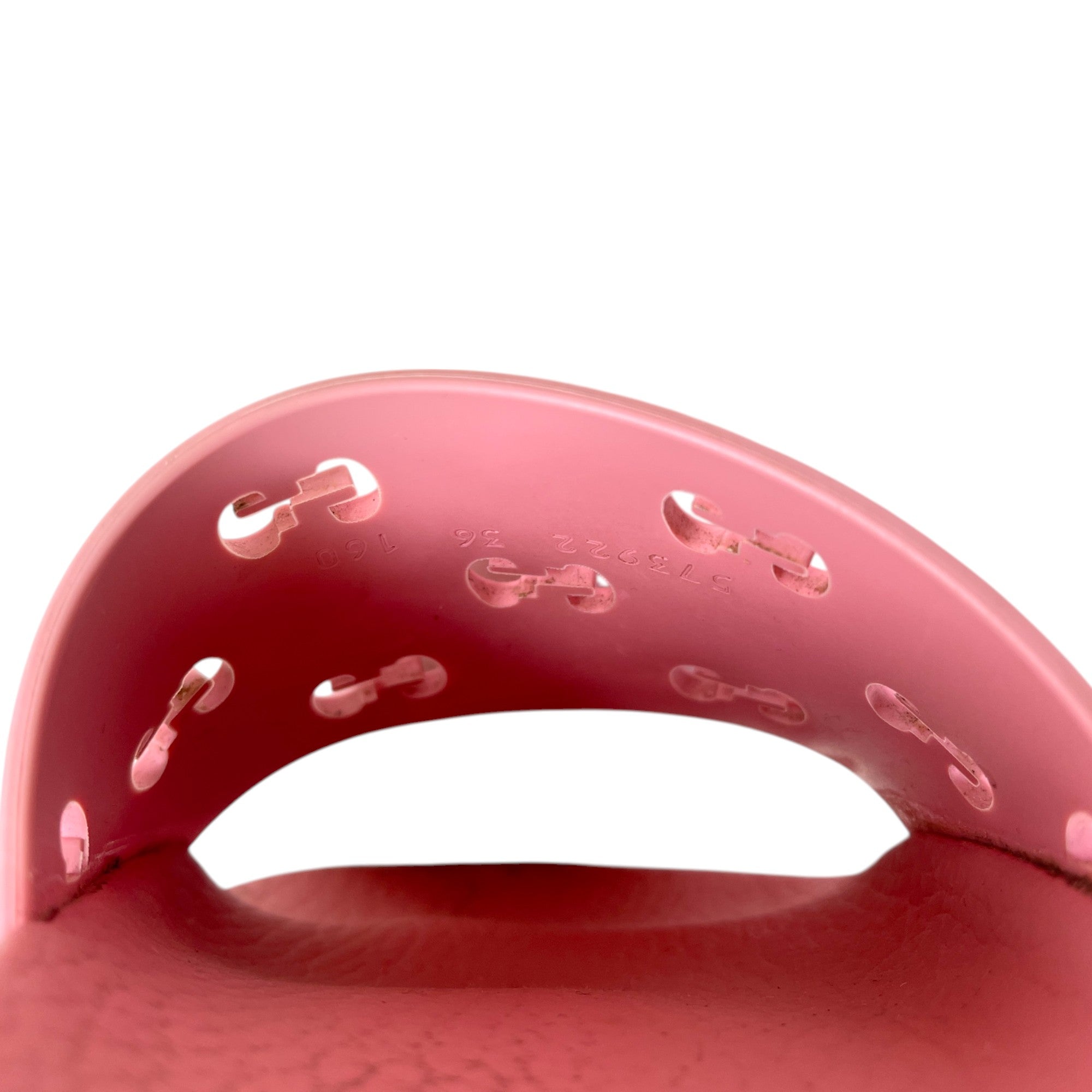 Women's Gg Cut Out Slides Pink Size EU 36 / UK 3