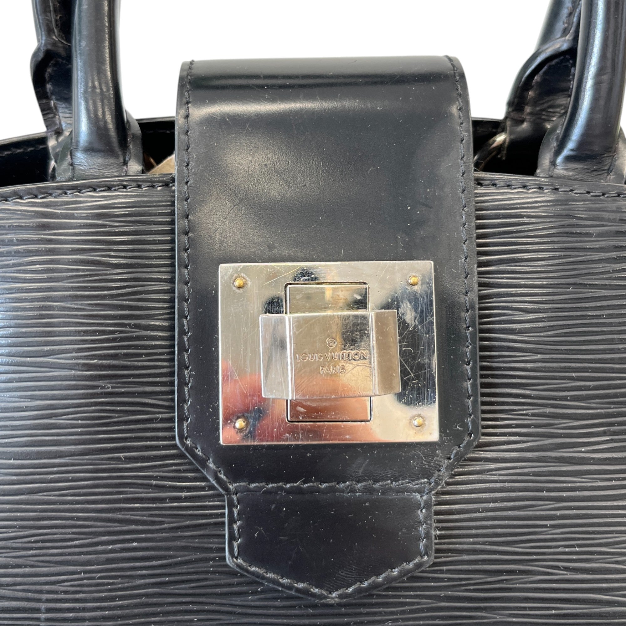 Women's Epi Mirabeau Pm Handbag Black