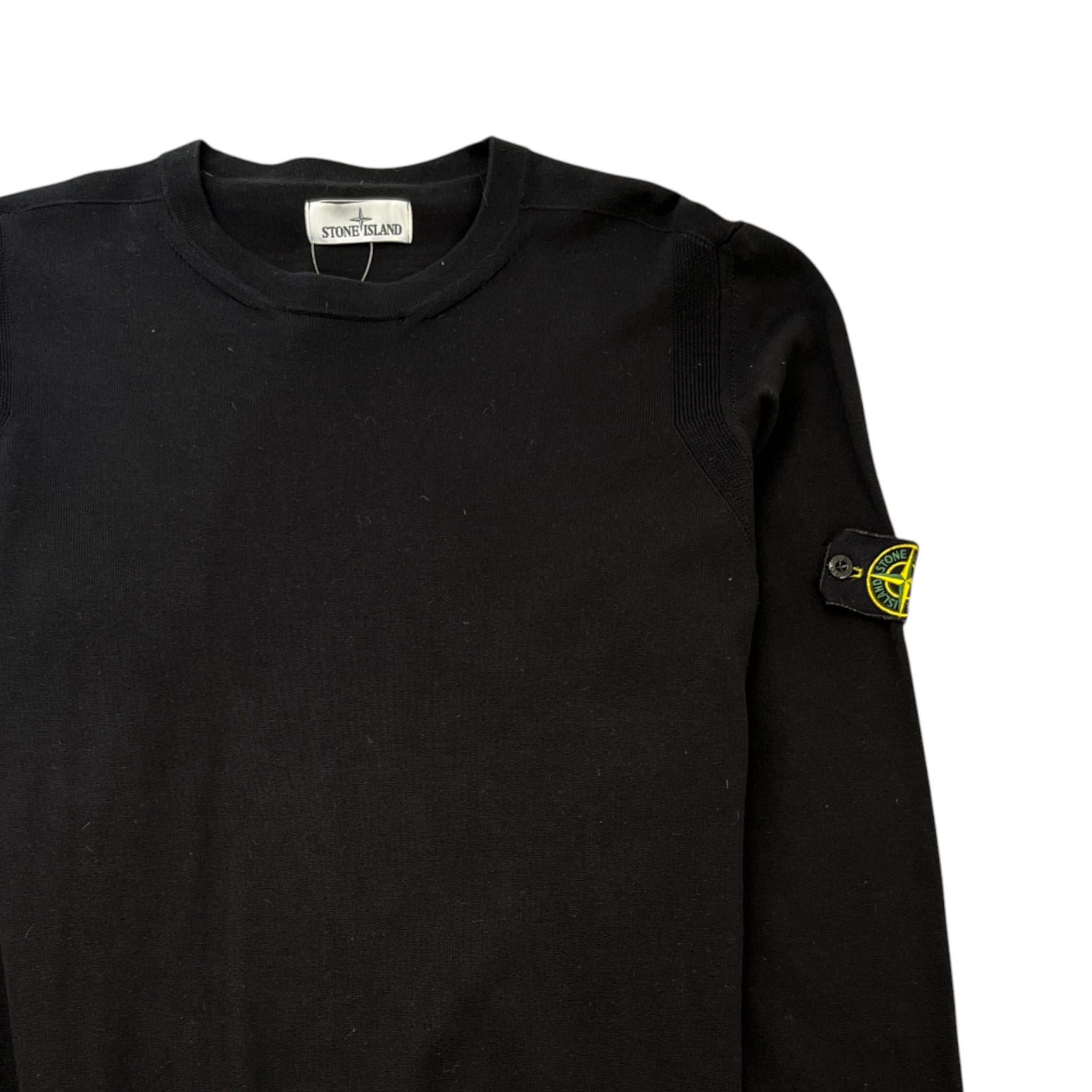 Men's Applique Logo Jumper Black Size XXL