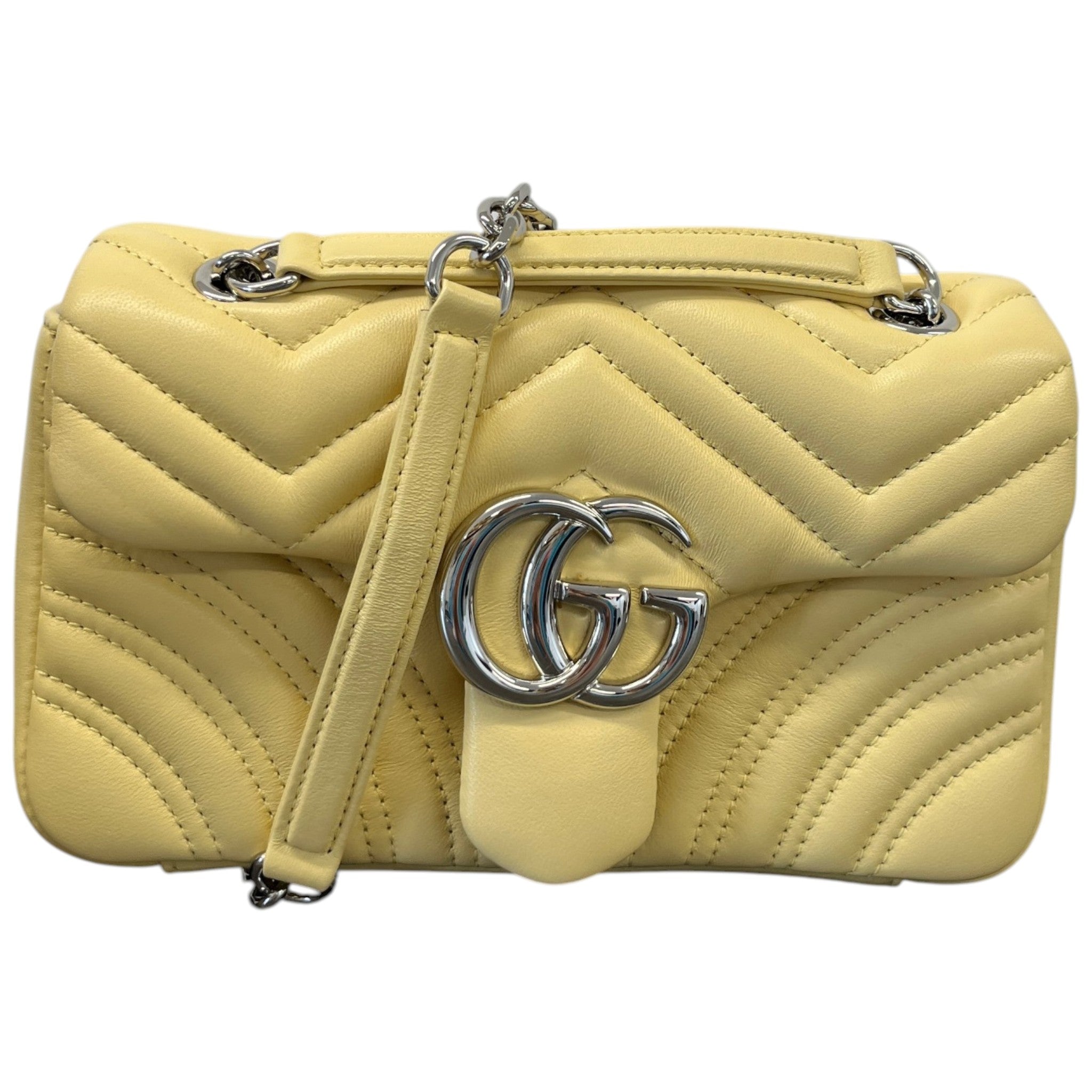 Women's Small Gg Marmont Crossbody Bag Yellow