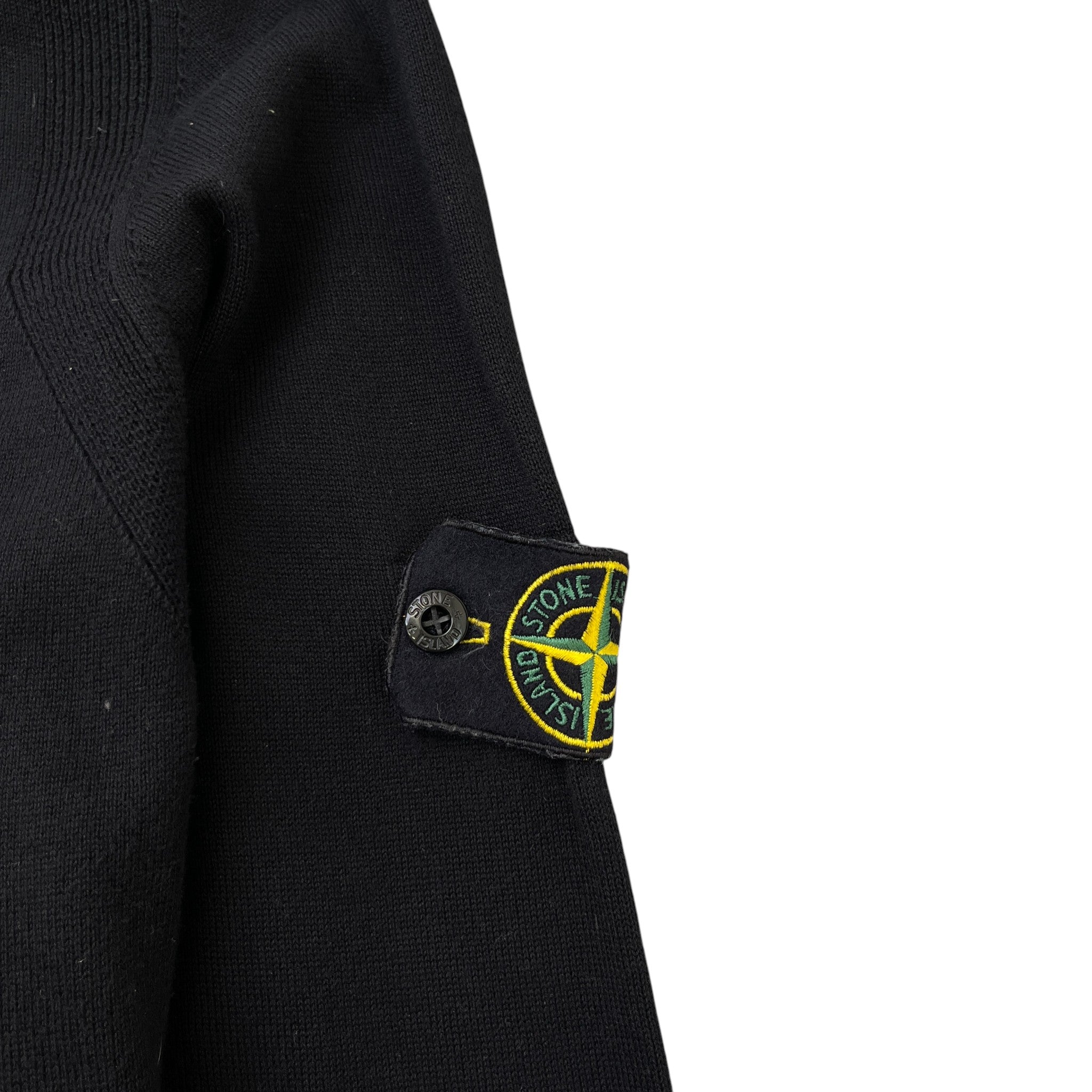 Men's Applique Logo Jumper Black Size XXL