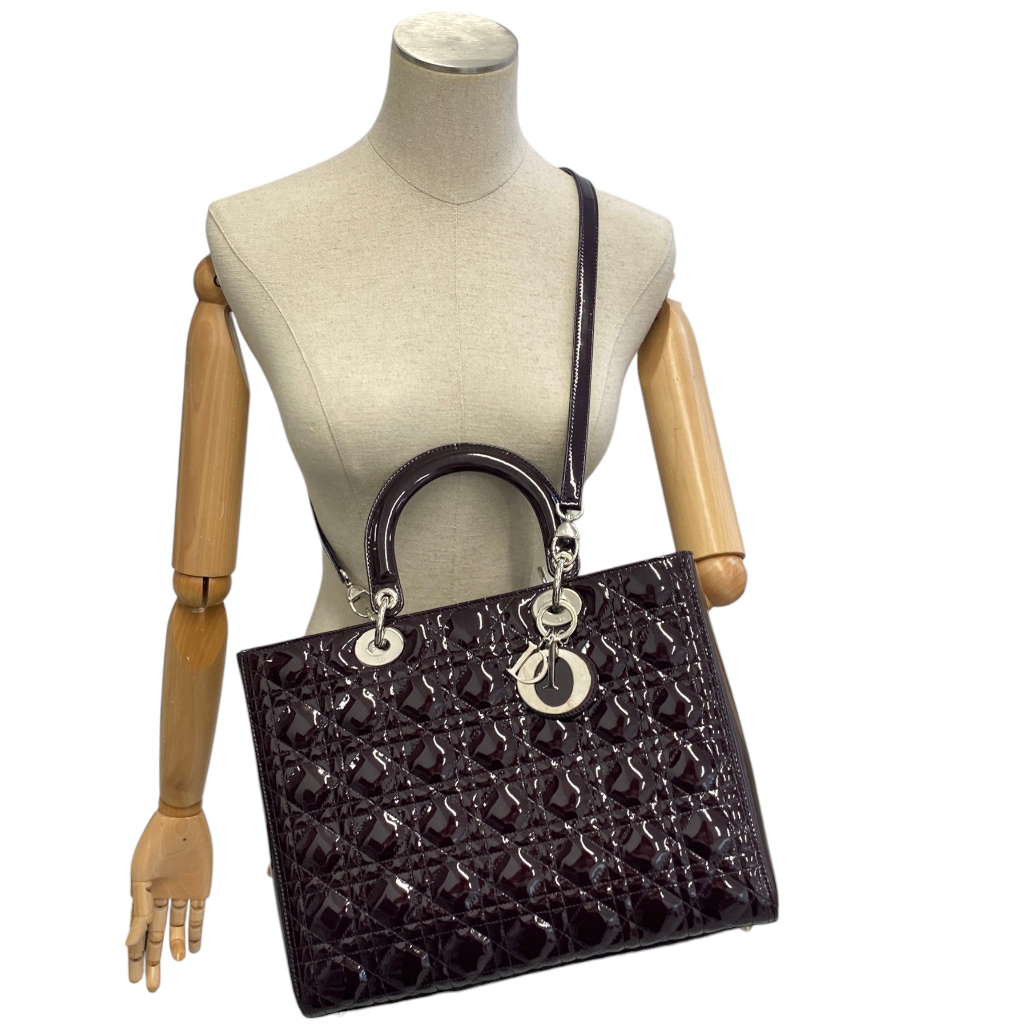 Women's Lady Dior Handbag Purple