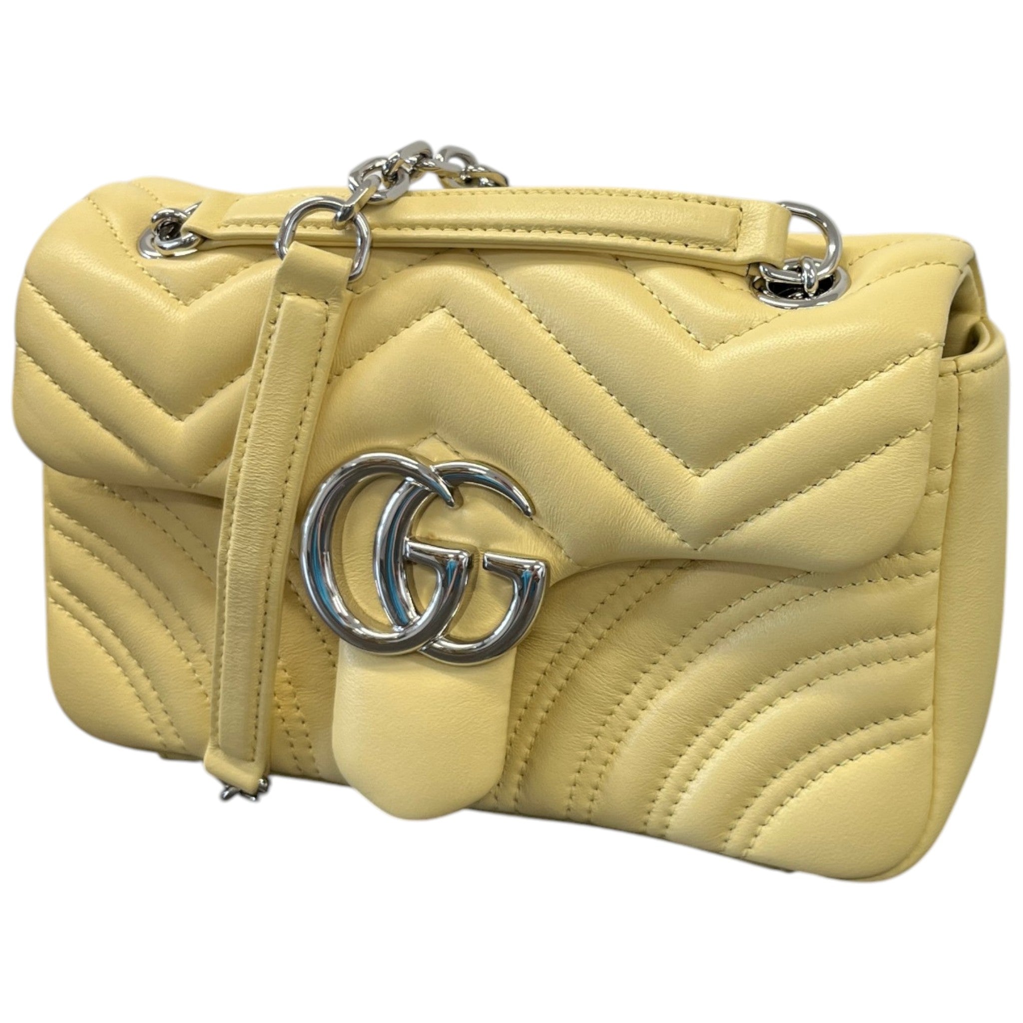 Women's Small Gg Marmont Crossbody Bag Yellow