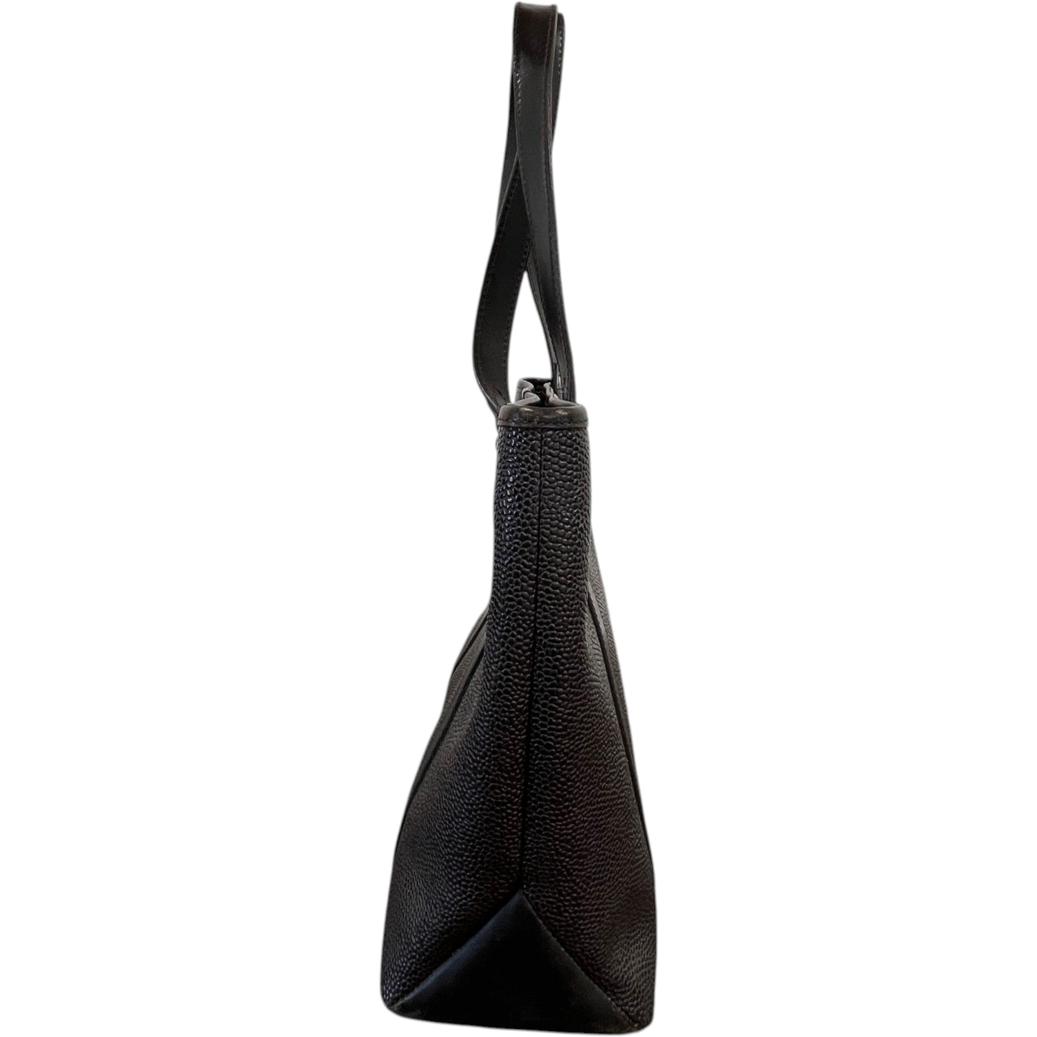 Women's Chocolate Scotch Grain Leather Handbag Brown