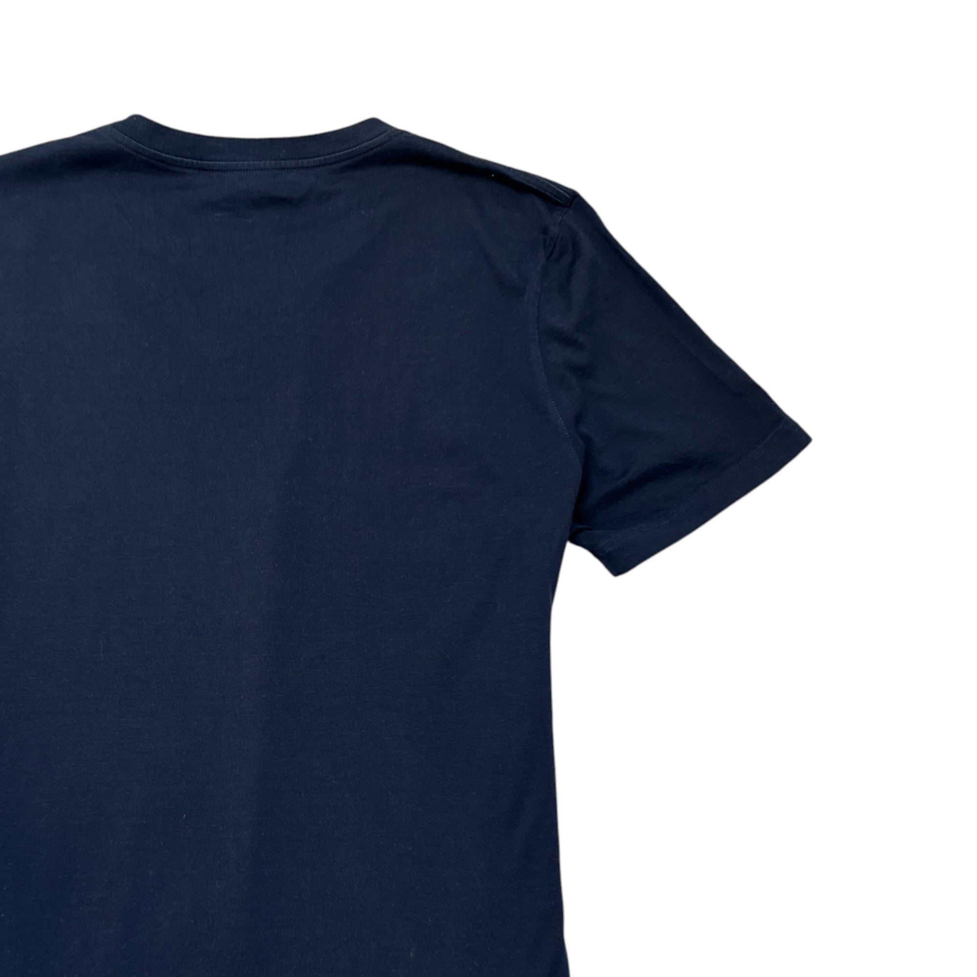 Men's Embroidered Logo T-Shirt Navy Size L