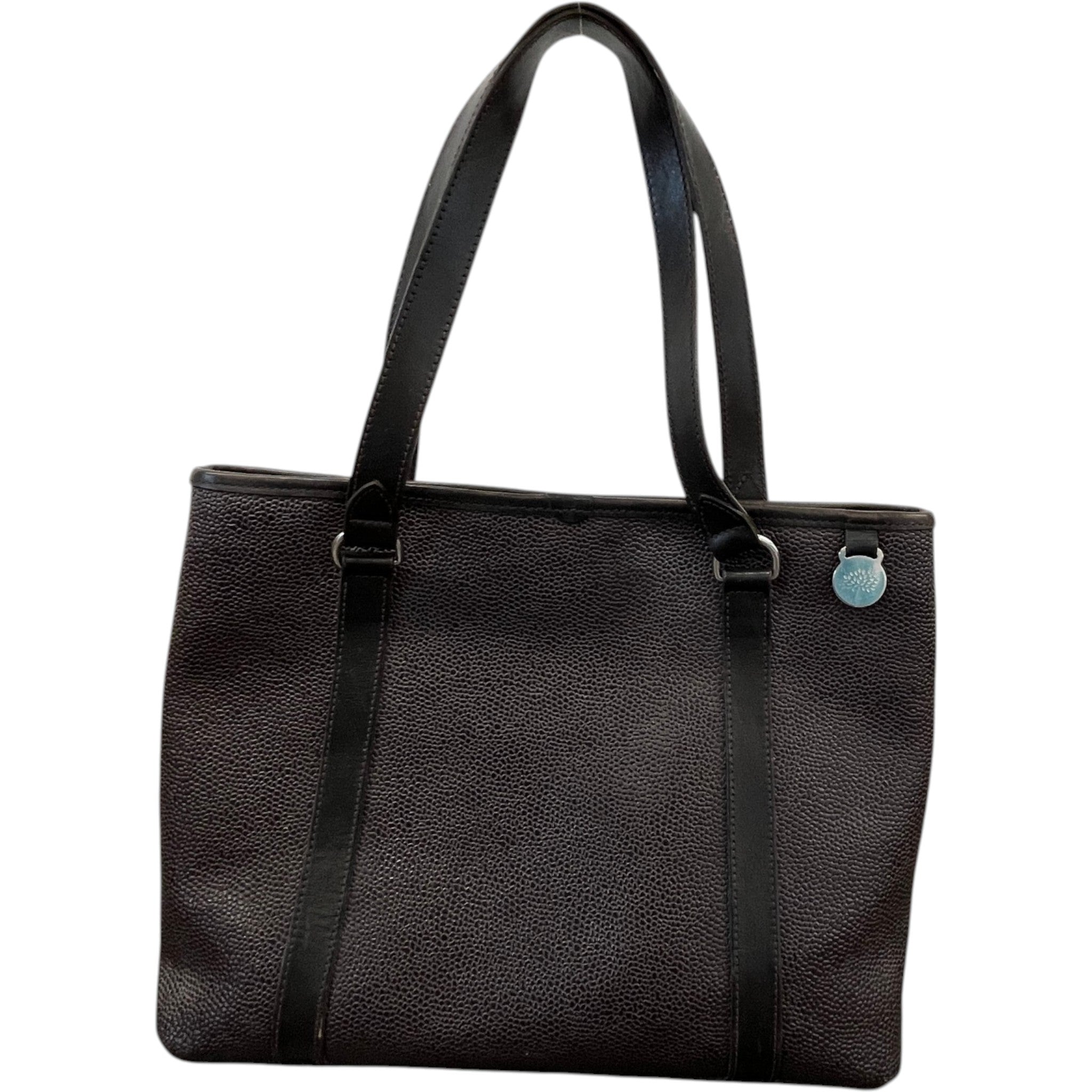 Women's Chocolate Scotch Grain Leather Handbag Brown