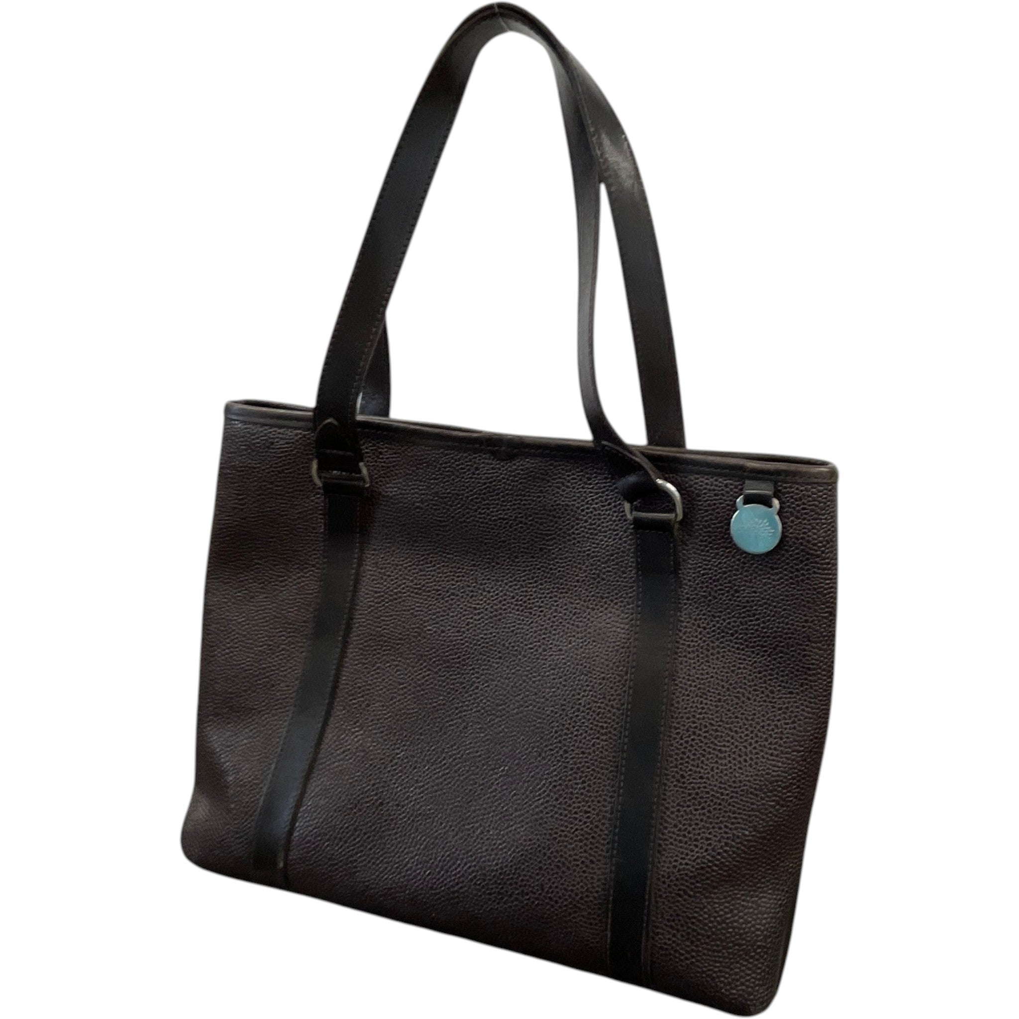 Women's Chocolate Scotch Grain Leather Handbag Brown