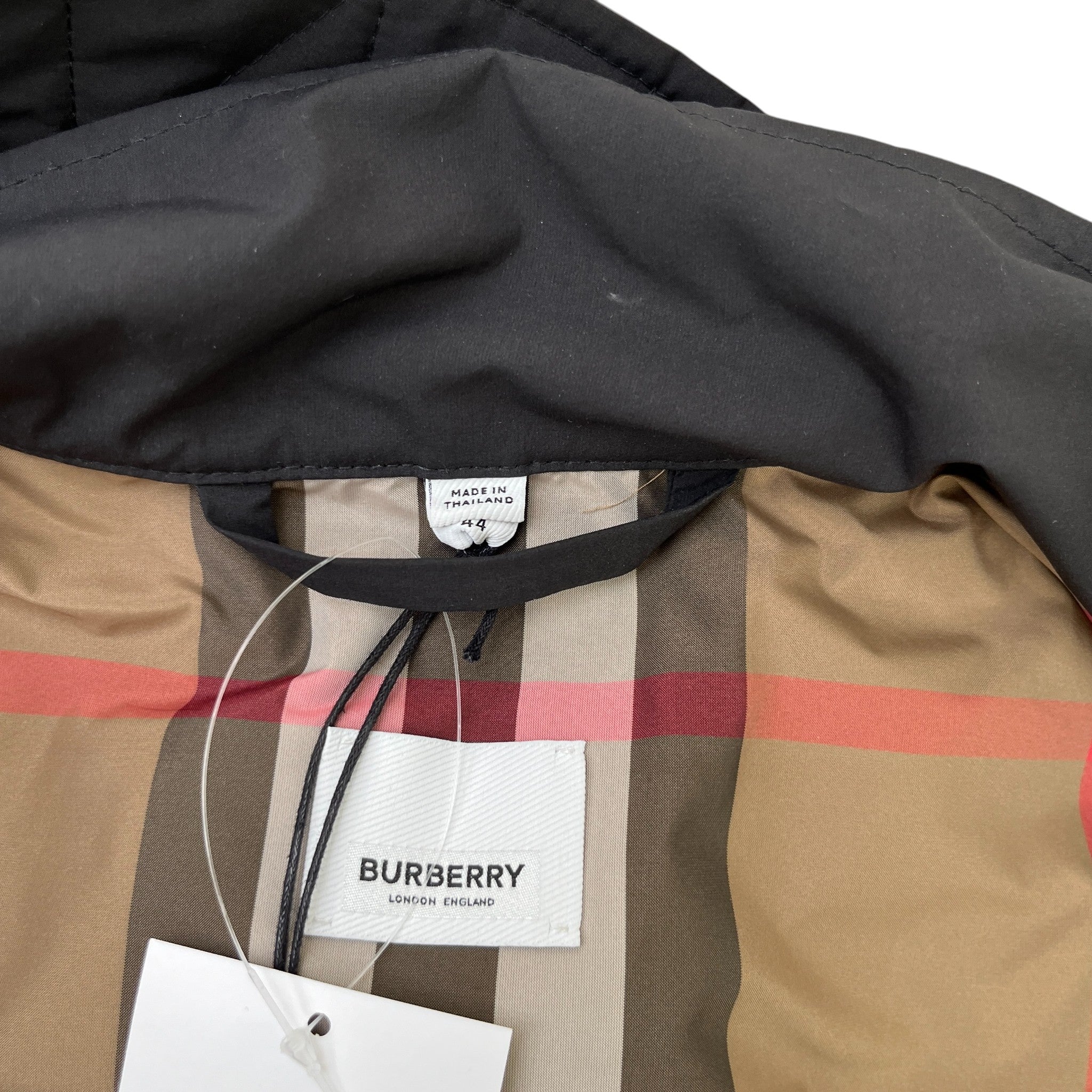 Men's Logo Print Windbreaker Black Size IT 44 / XS