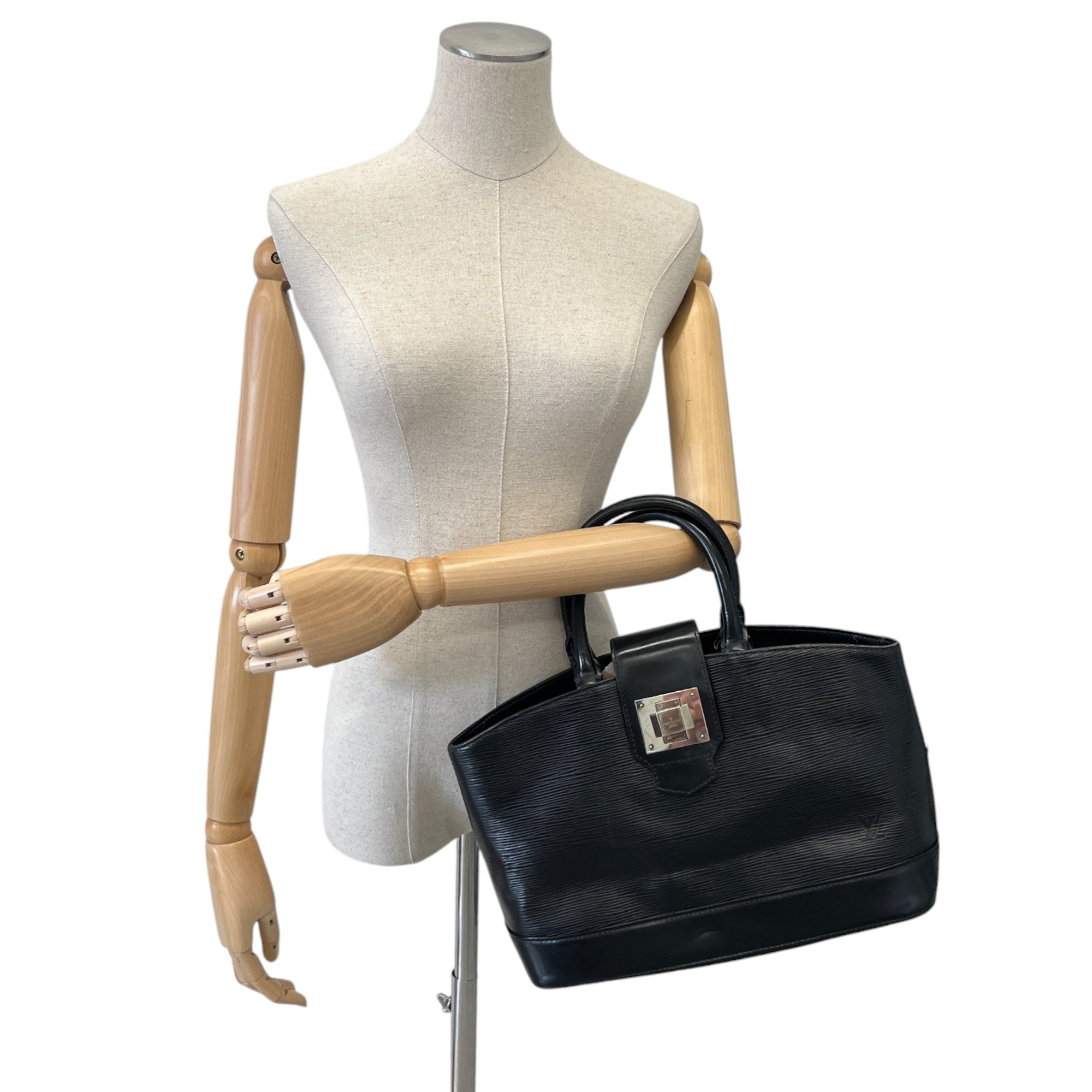 Women's Epi Mirabeau Pm Handbag Black