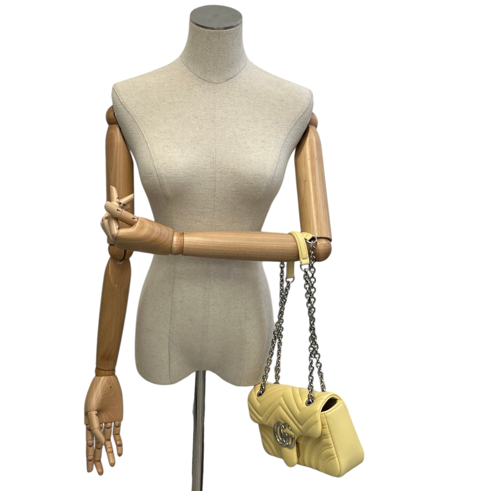 Women's Small Gg Marmont Crossbody Bag Yellow