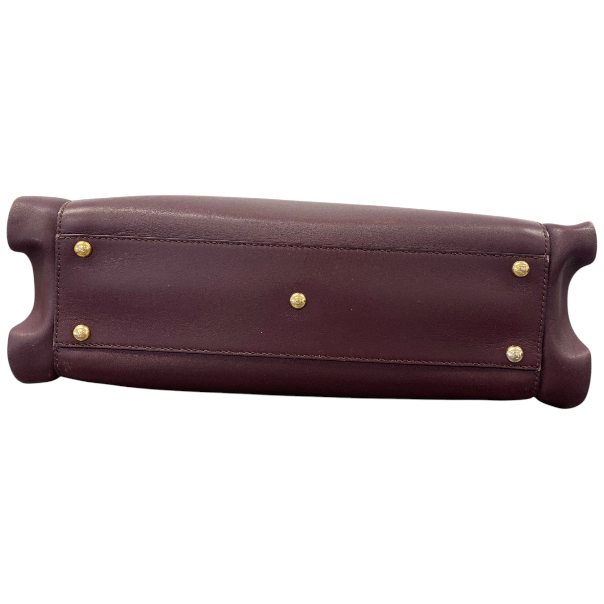Women's Medium Wave Peekaboo Handbag Burgundy