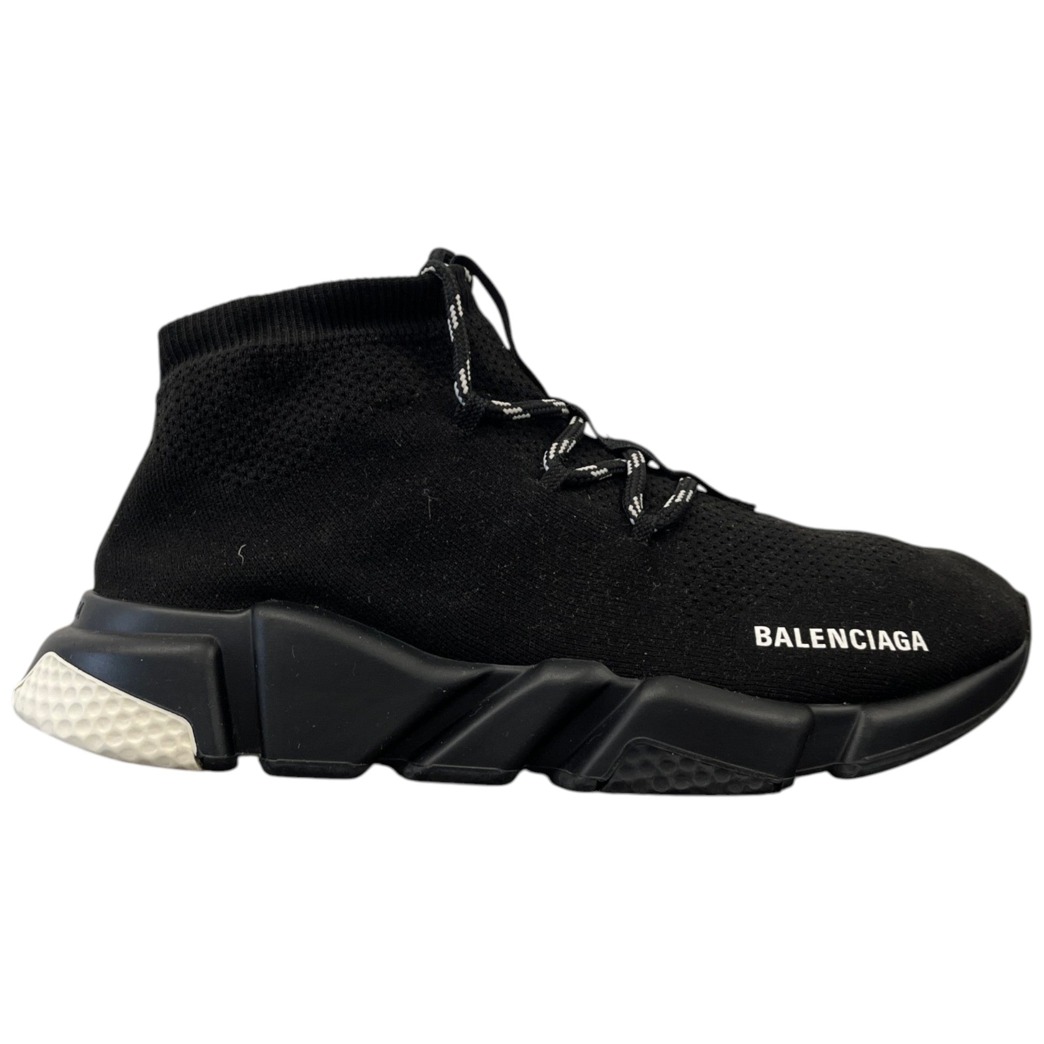 Men's Speed Lace High Trainers Black Size EU 41 / UK 7