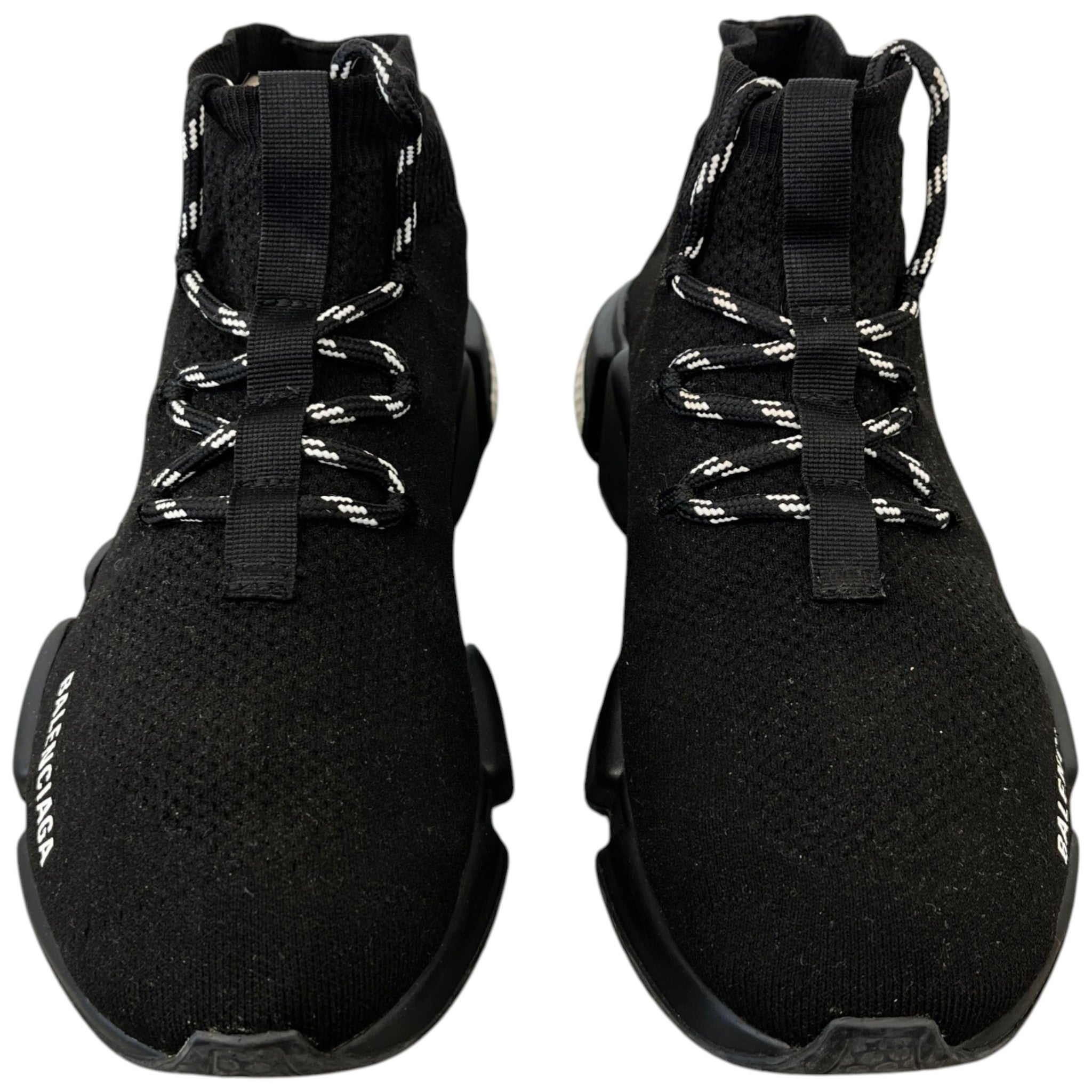 Men's Speed Lace High Trainers Black Size EU 41 / UK 7
