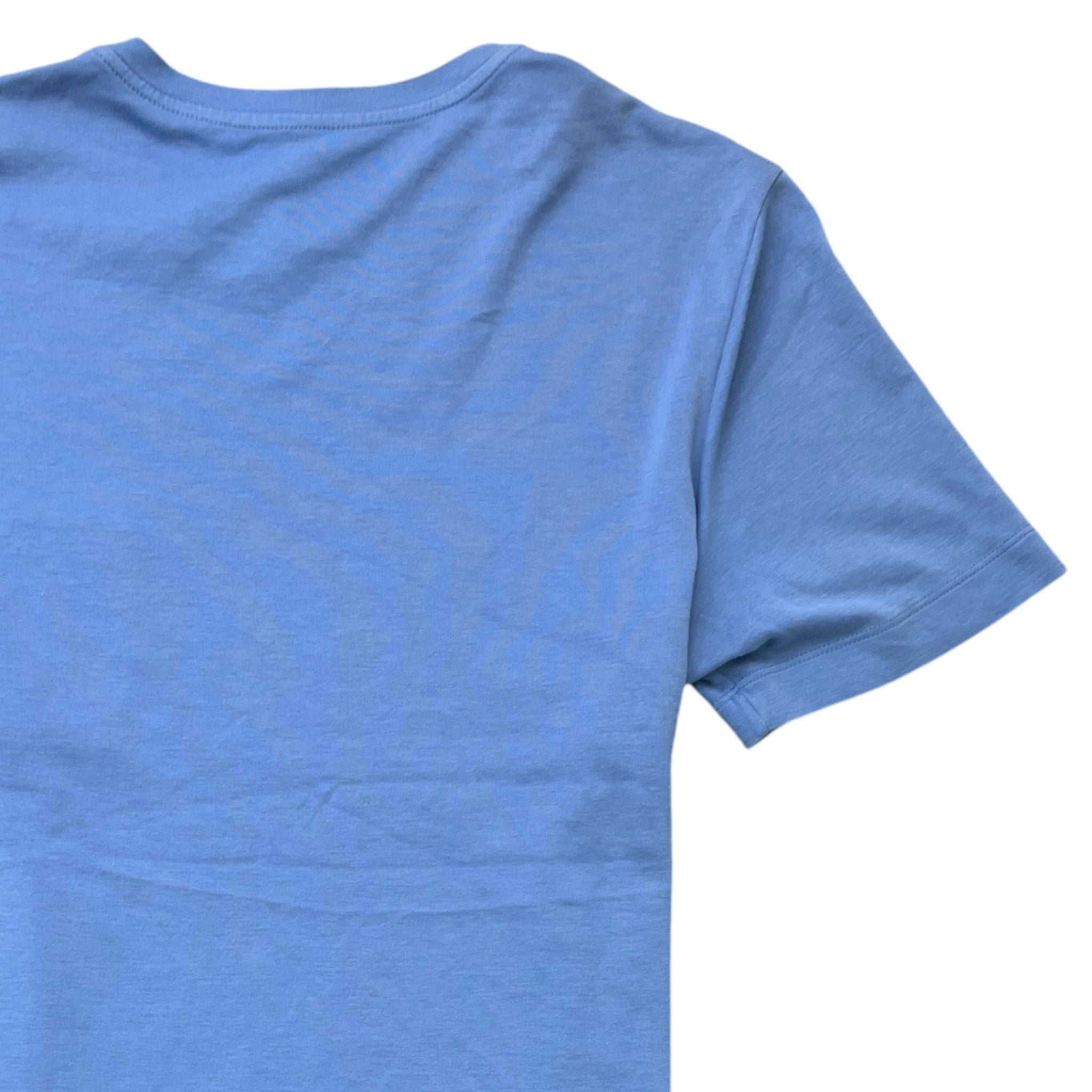 Men's Damier Pocket T-Shirt Blue Size M