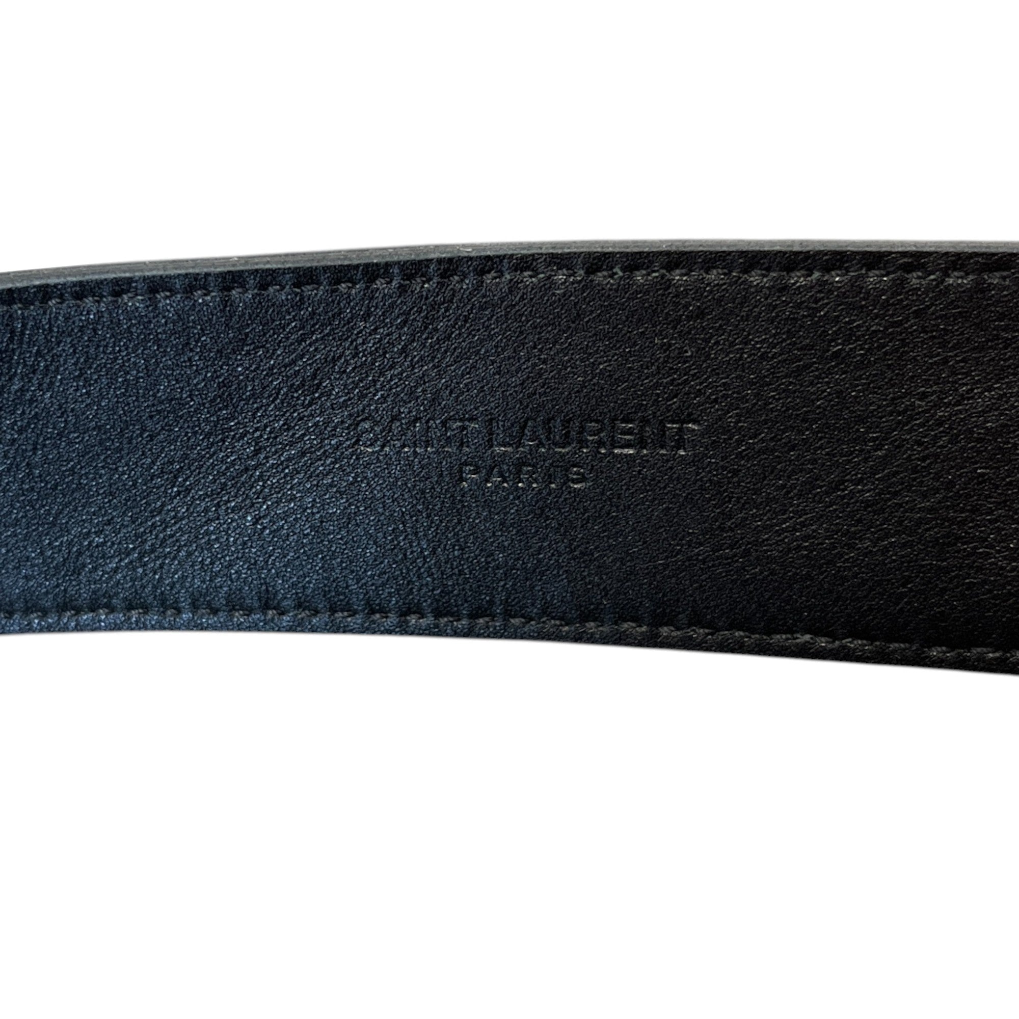 Women's Croc Print Logo Belt Black Size 70CM / UK 6