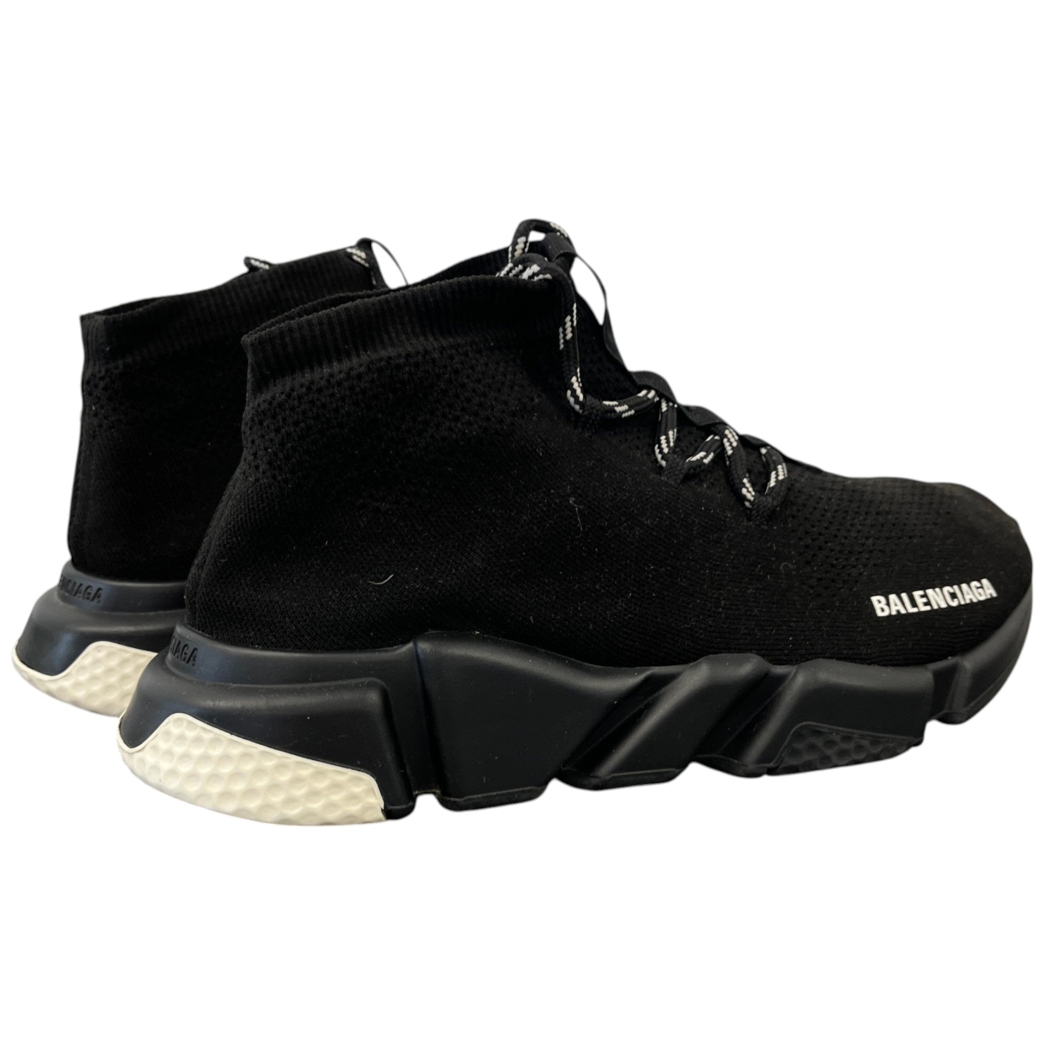 Men's Speed Lace High Trainers Black Size EU 41 / UK 7