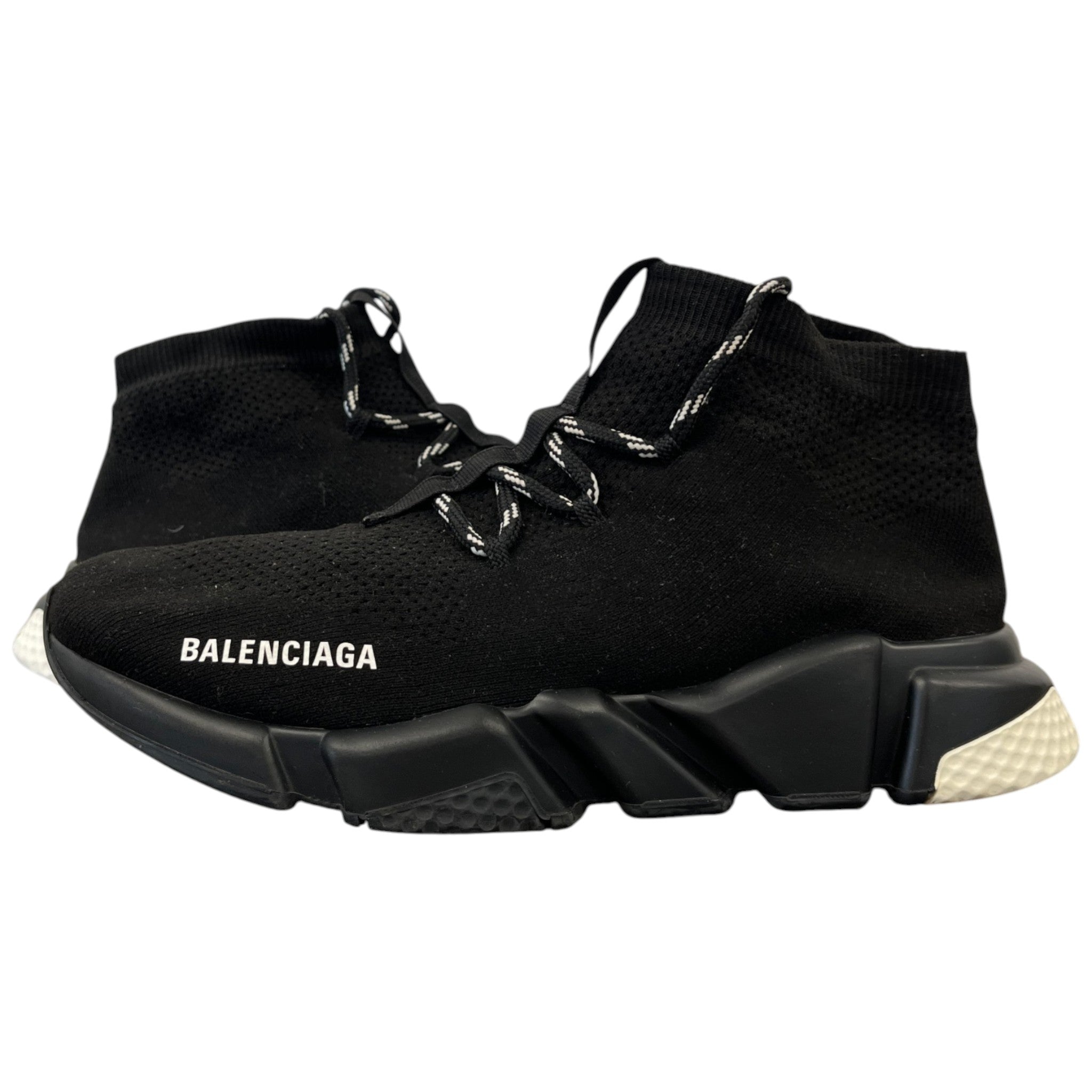 Men's Speed Lace High Trainers Black Size EU 41 / UK 7