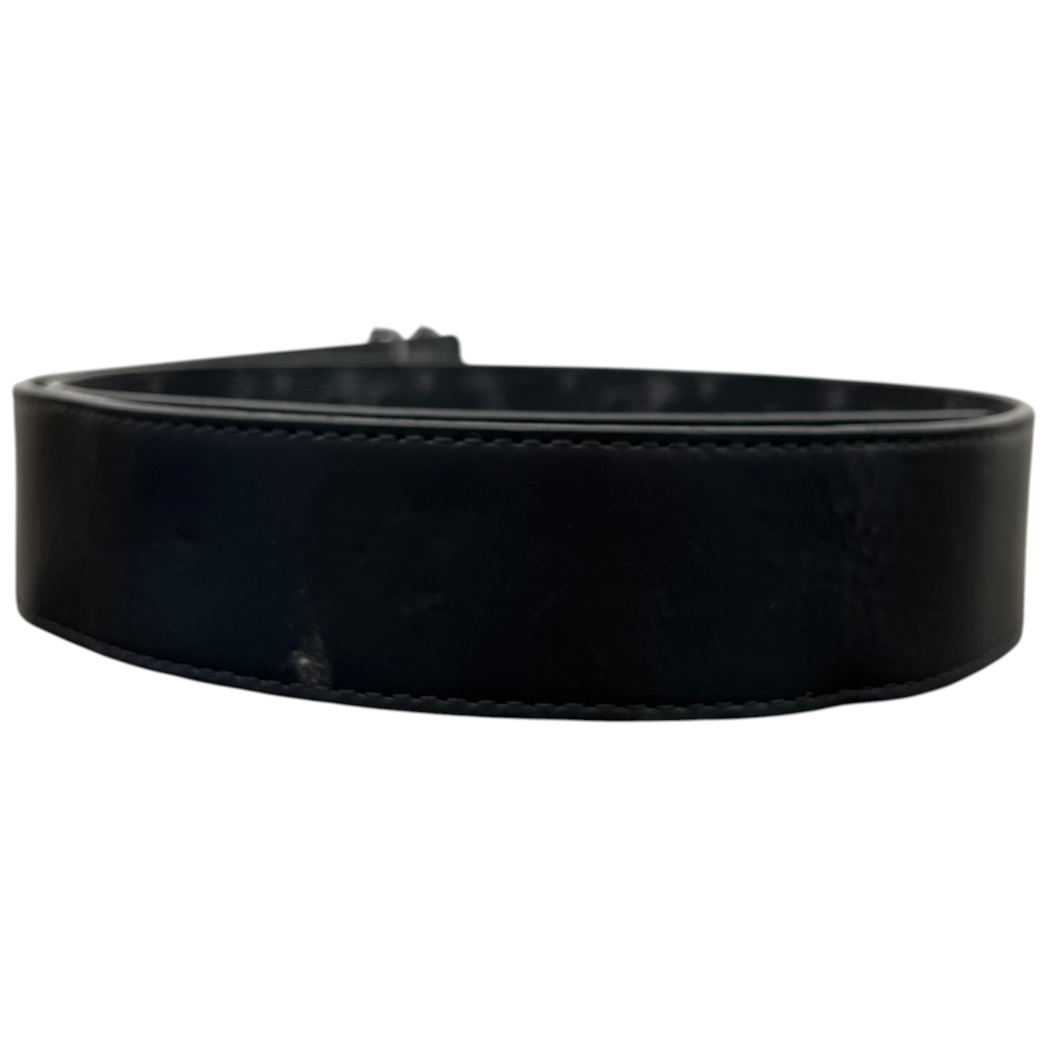 Men's Initiales Monogram Eclipse Belt Black Size Waist 36"