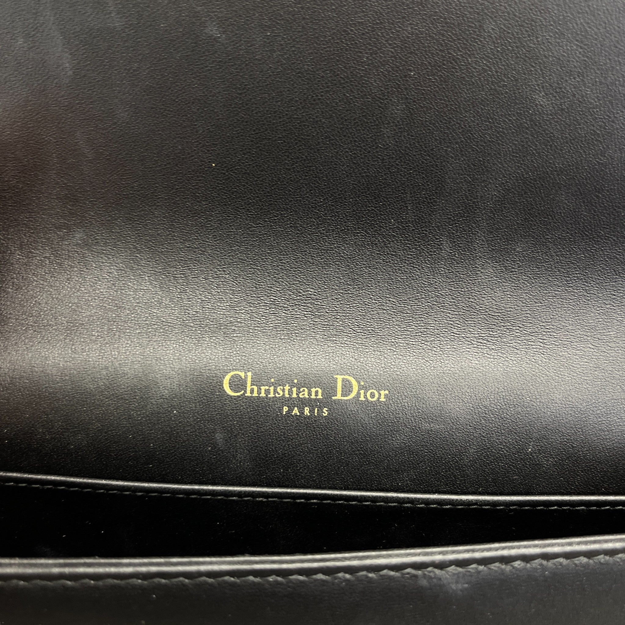 Women's Lady Dior Pouch With Chain Bag Black