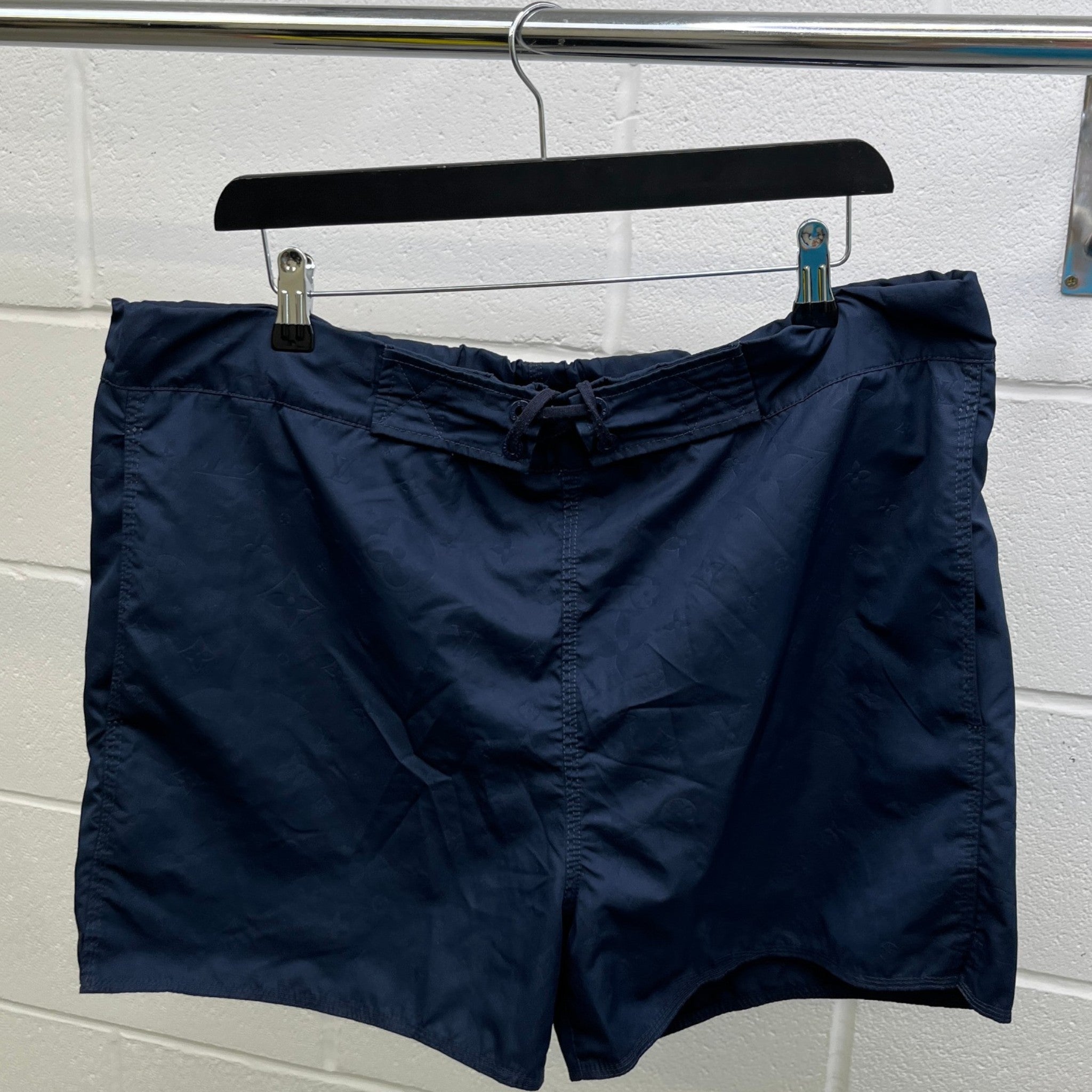 Men's Monogram Swim Shorts Navy Size L