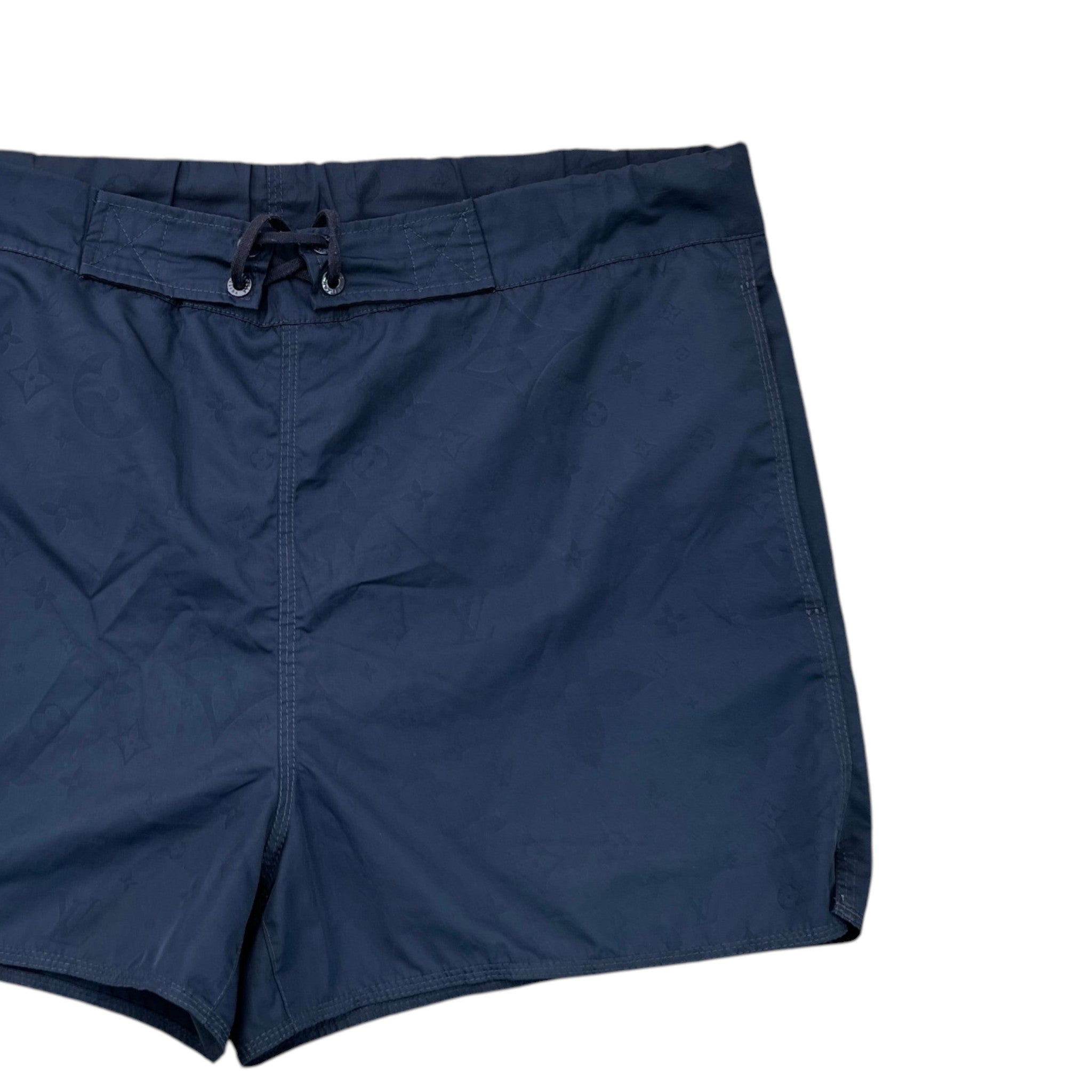 Men's Monogram Swim Shorts Navy Size L