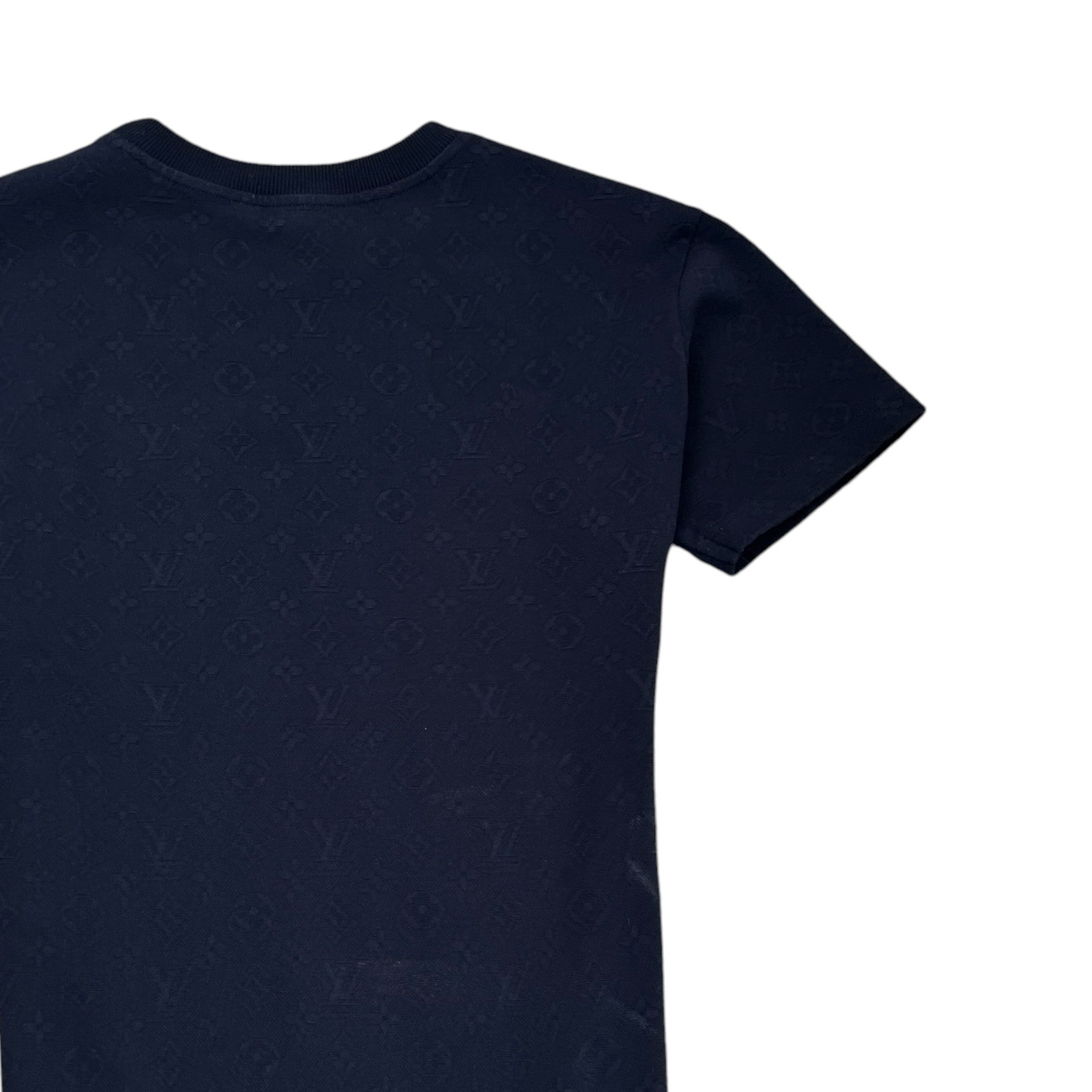 Men's 3D Pocket Monogram T-Shirt Navy Size XS