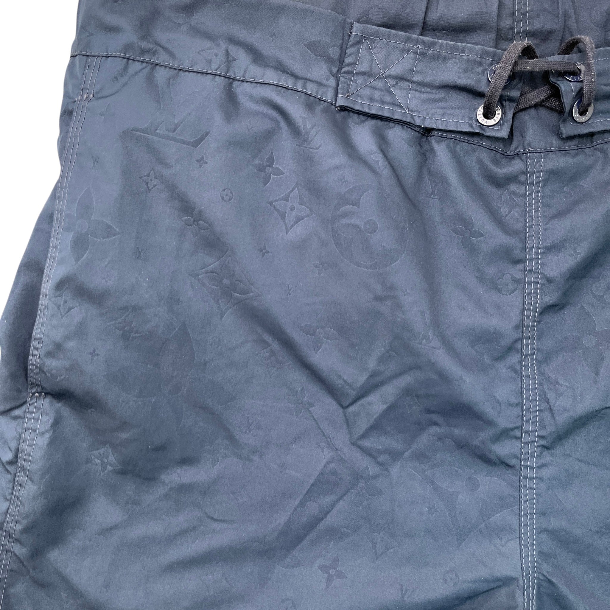 Men's Monogram Swim Shorts Navy Size L