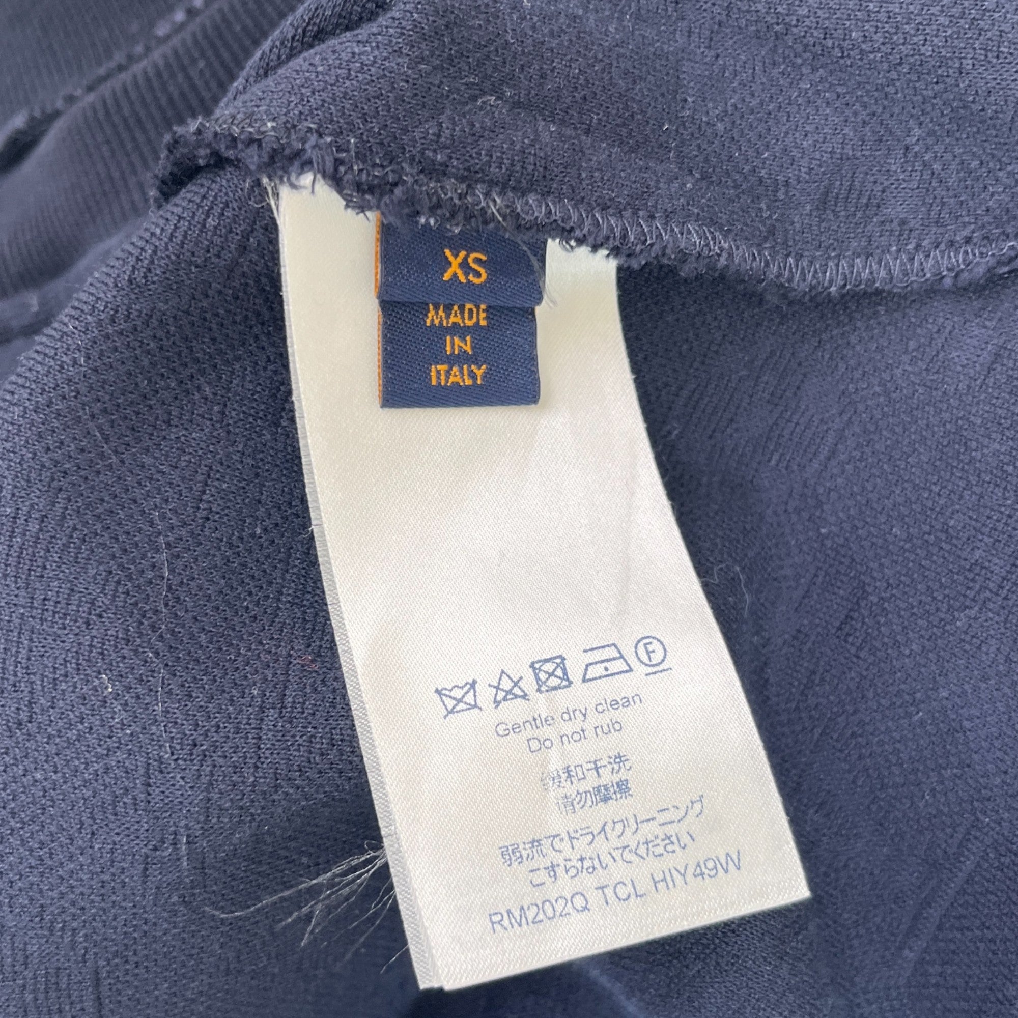 Men's 3D Pocket Monogram T-Shirt Navy Size XS