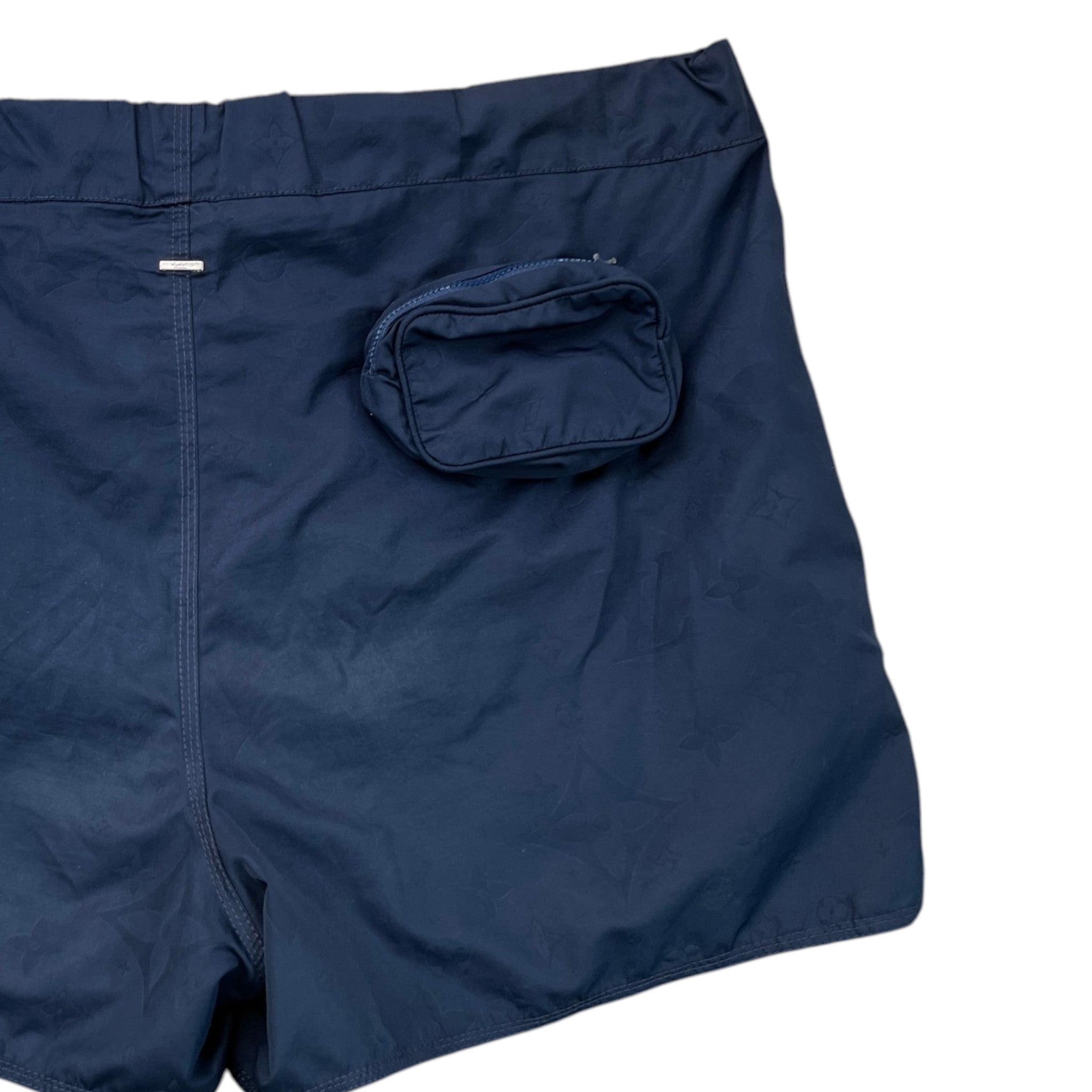 Men's Monogram Swim Shorts Navy Size L