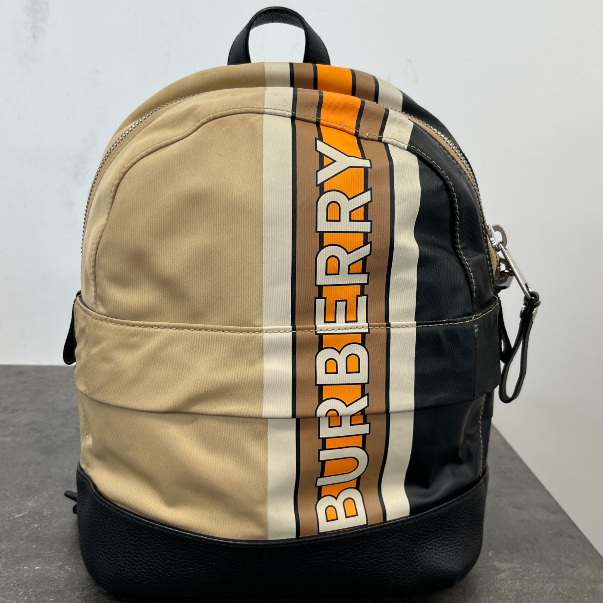 Women's Nico Striped Backpack Beige