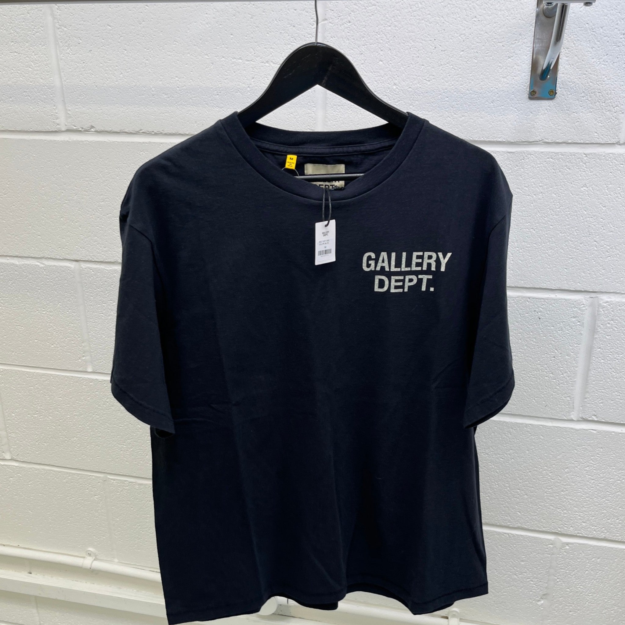 Men's Logo Print T-Shirt Navy Size M