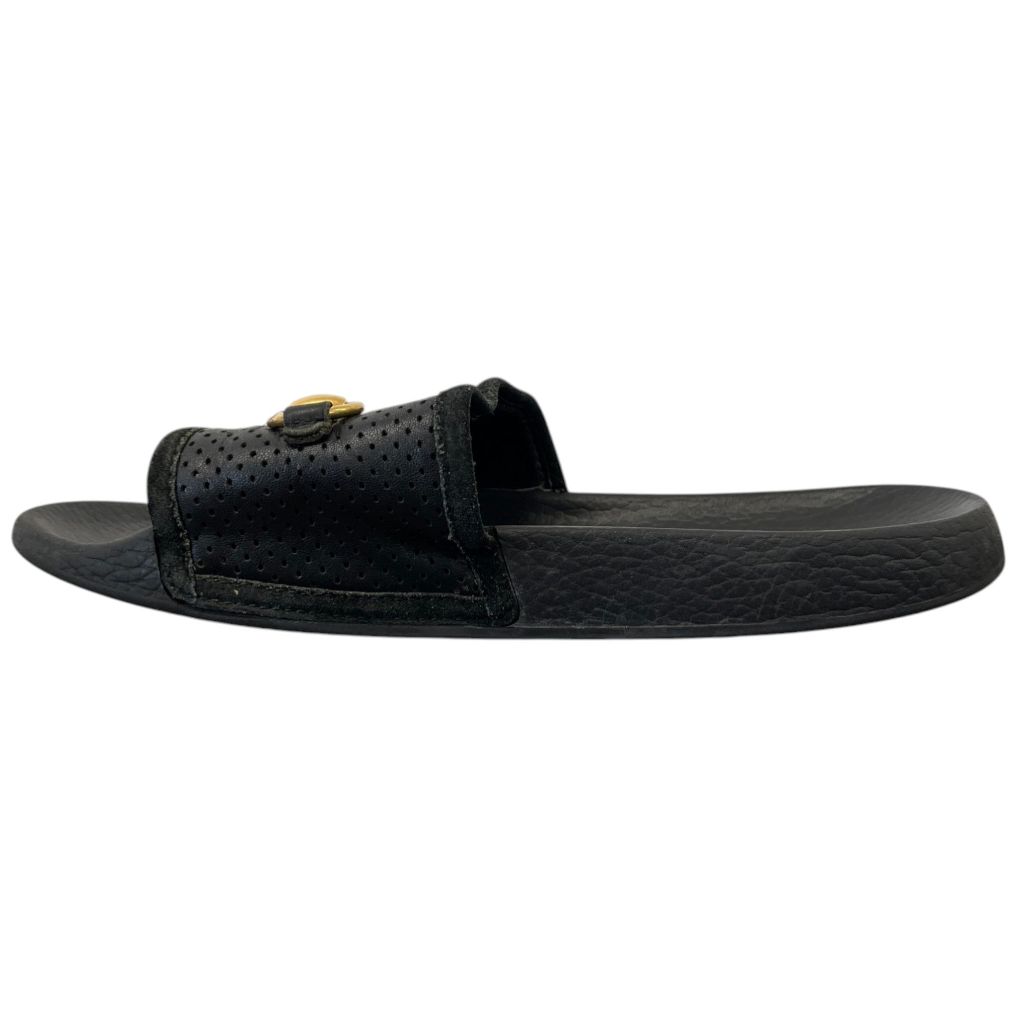 Women's Horsebit Slides Black Size EU 37 / UK 4
