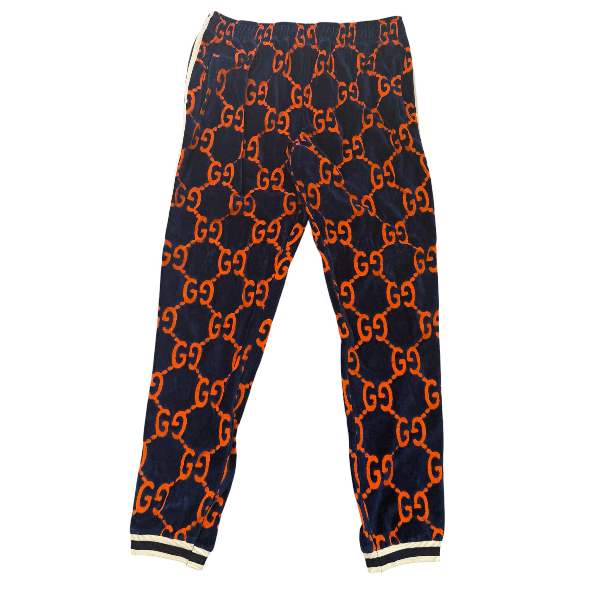 Men's Gg Chenille Joggers Navy Size L