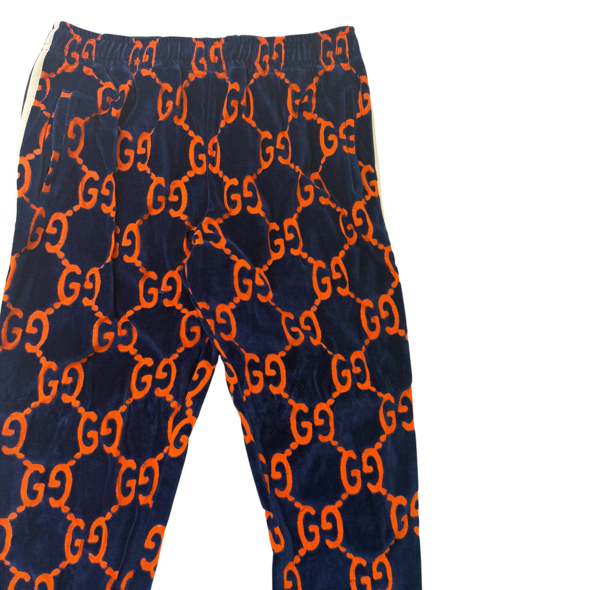 Men's Gg Chenille Joggers Navy Size L