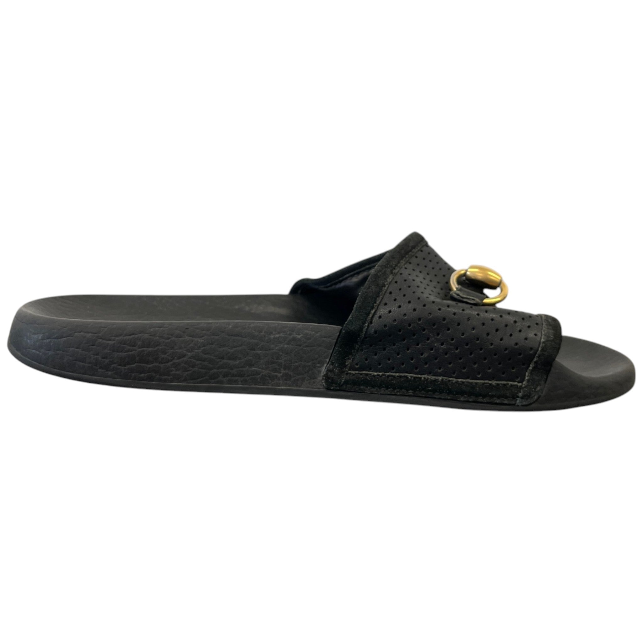 Women's Horsebit Slides Black Size EU 37 / UK 4