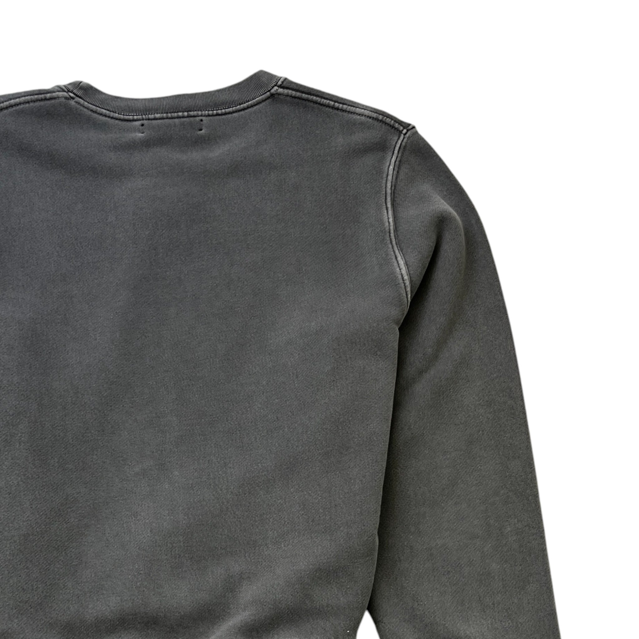 Men's Logo Print Jumper Grey Size S