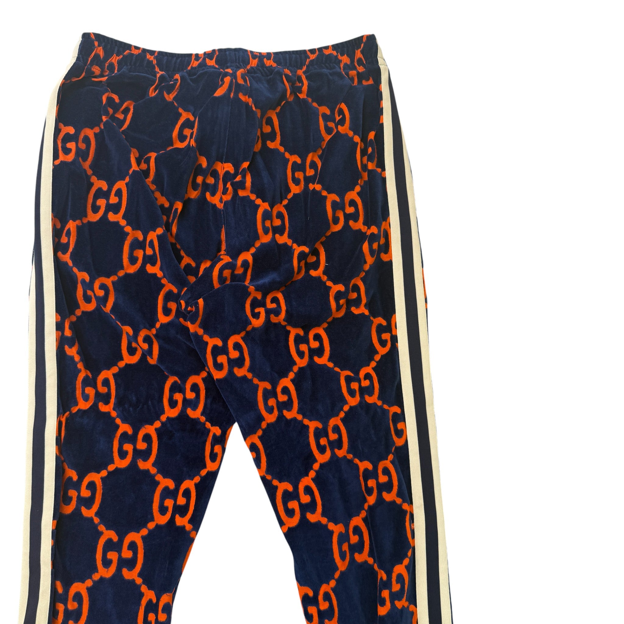 Men's Gg Chenille Joggers Navy Size L