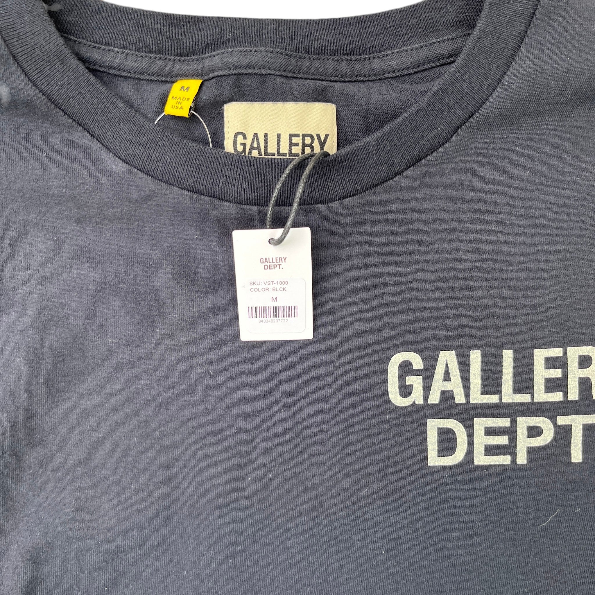 Men's Logo Print T-Shirt Navy Size M